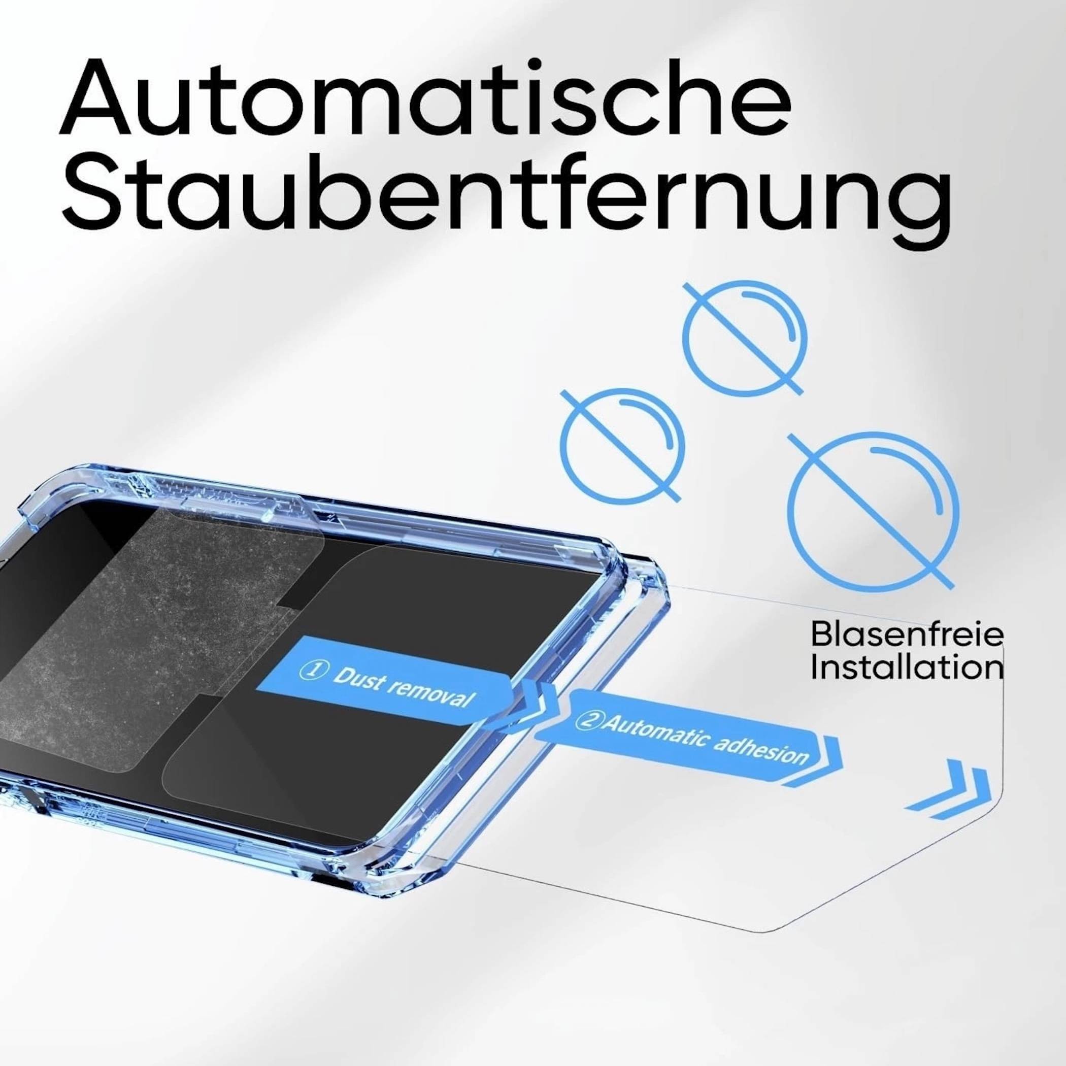 SnapFit Schutzglas für Samsung Galaxy S25 Ultra 5G Installationshilfe Premium H9