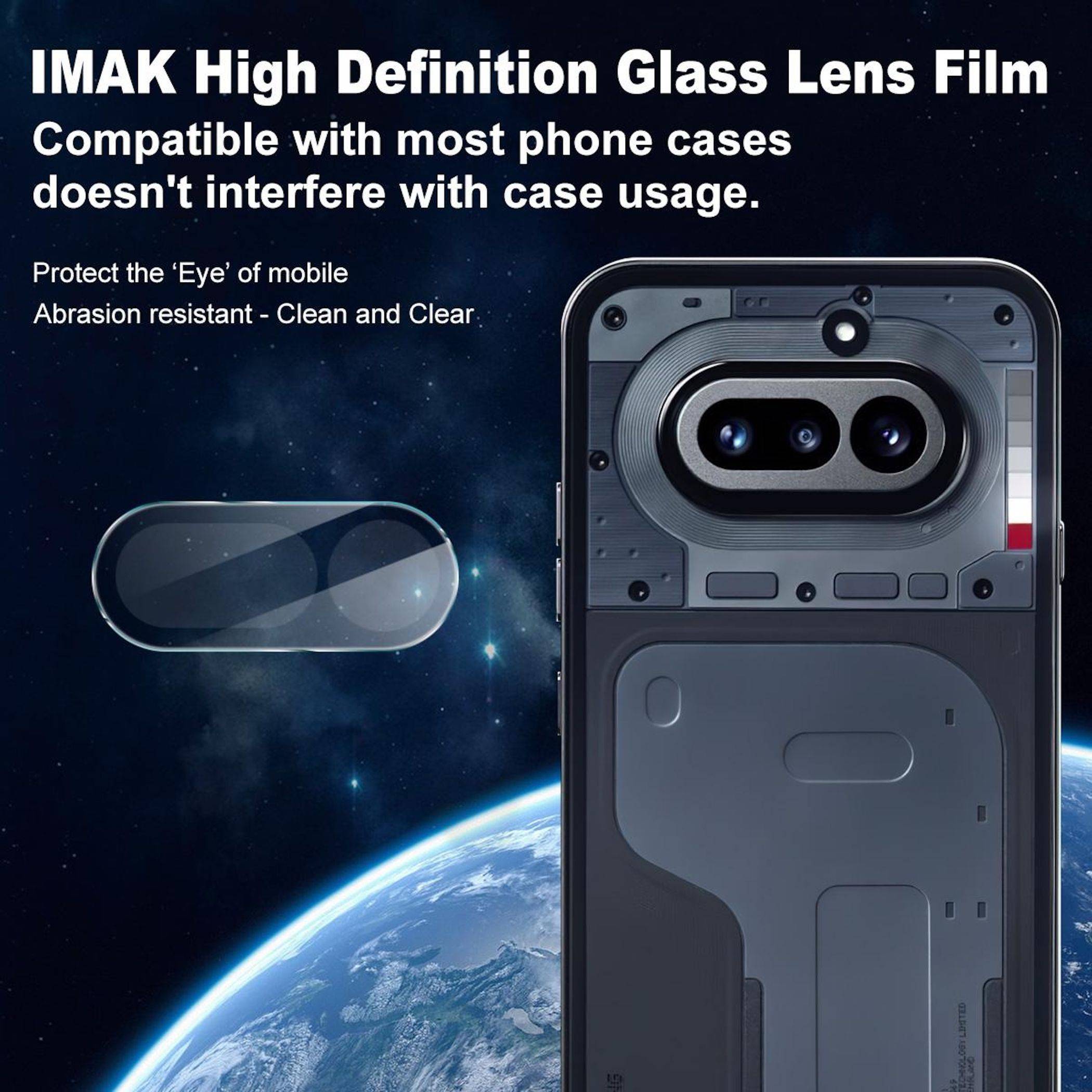 Kamera Schutzglas Linsenschutz für Nothing Phone 4a 9H Hartglas Komplettschutz