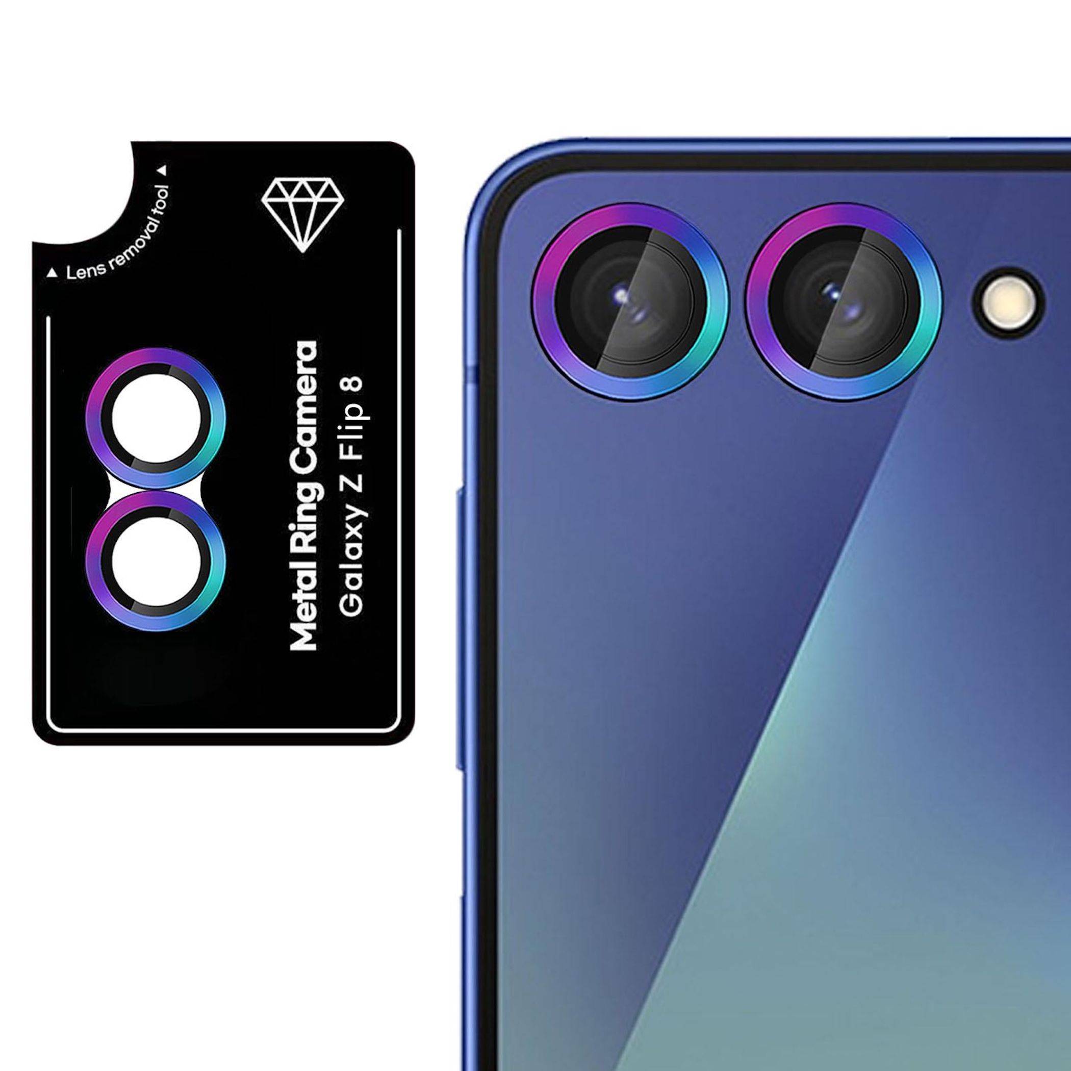 Metallring-Kameraobjektivschutz mit der Bezeichnung „Metal Ring Camera Galaxy Z Flip 8