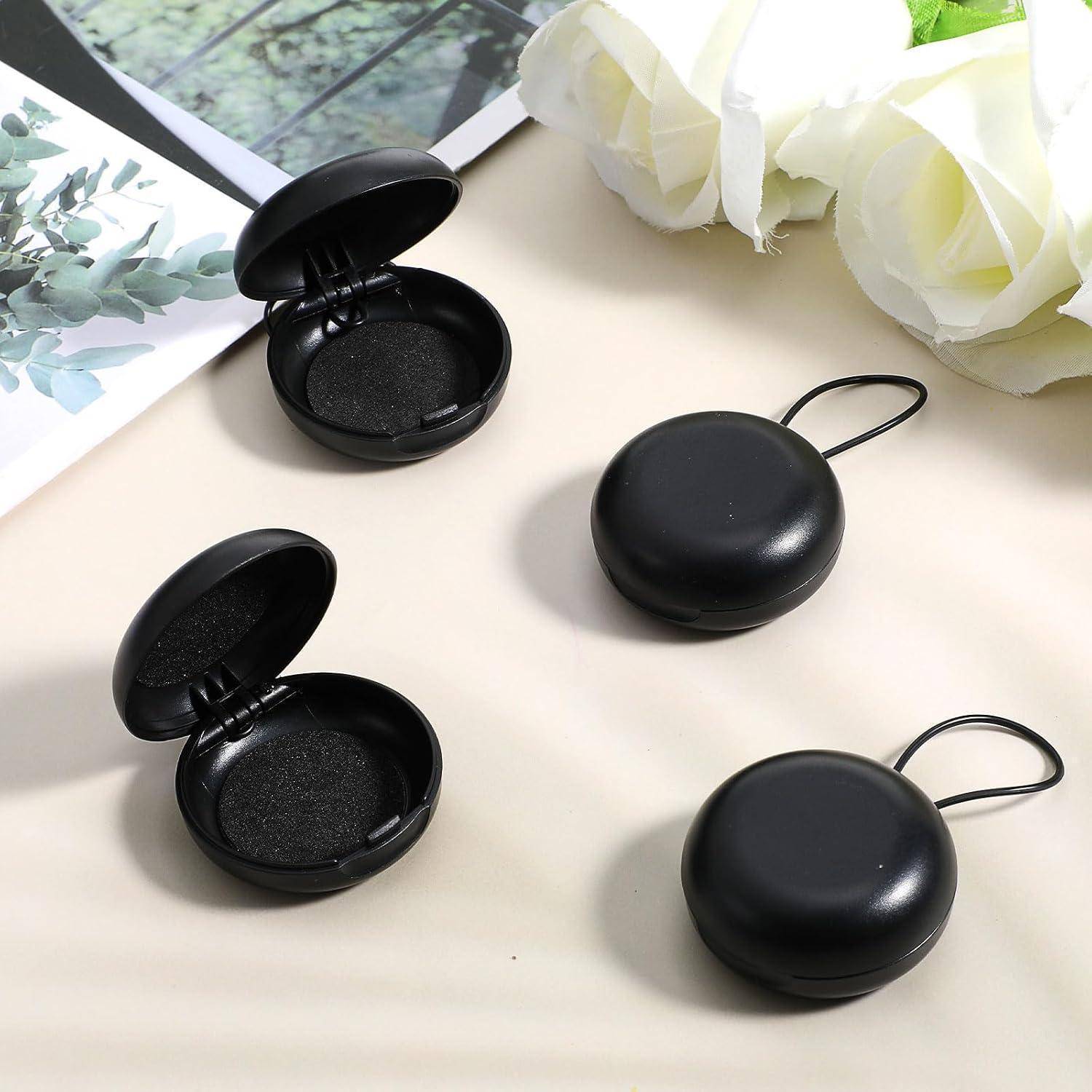 4 Stück Ohrstöpsel Etui, Ear Plug Case, Tragbare Aufbewahrungsbox mit Schlüsselanhänger, Kleiner Aufbewahrungskoffer für Reisen Outdoor Aktivitä