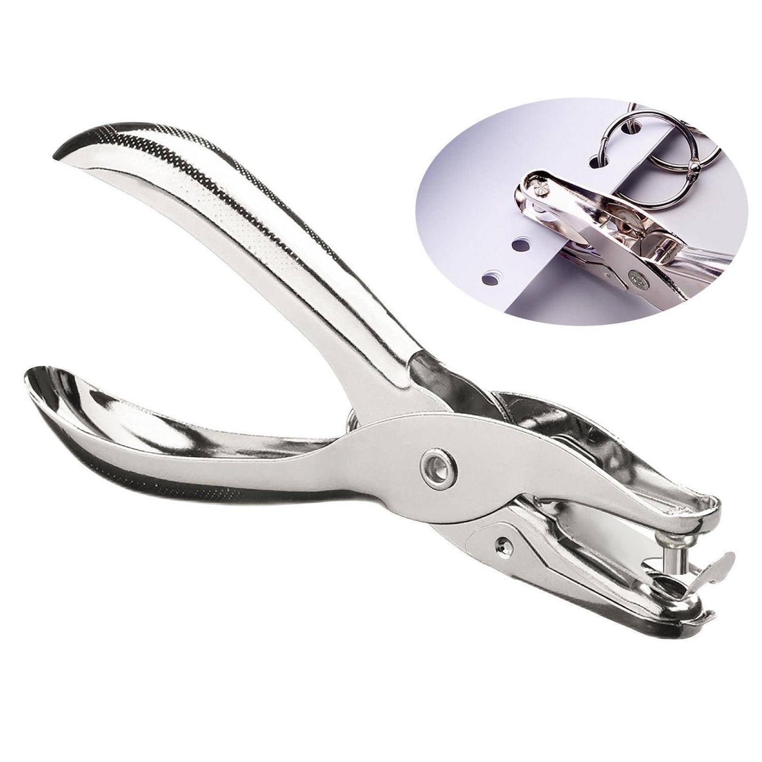 Lochzange,Lochstanzer,Bohrungsdurchmesser 3mm,Lochzange Papier | Lochstanzer Papier,Eckenstanzer,Locher Klein,Lochstanzer Metall,Für