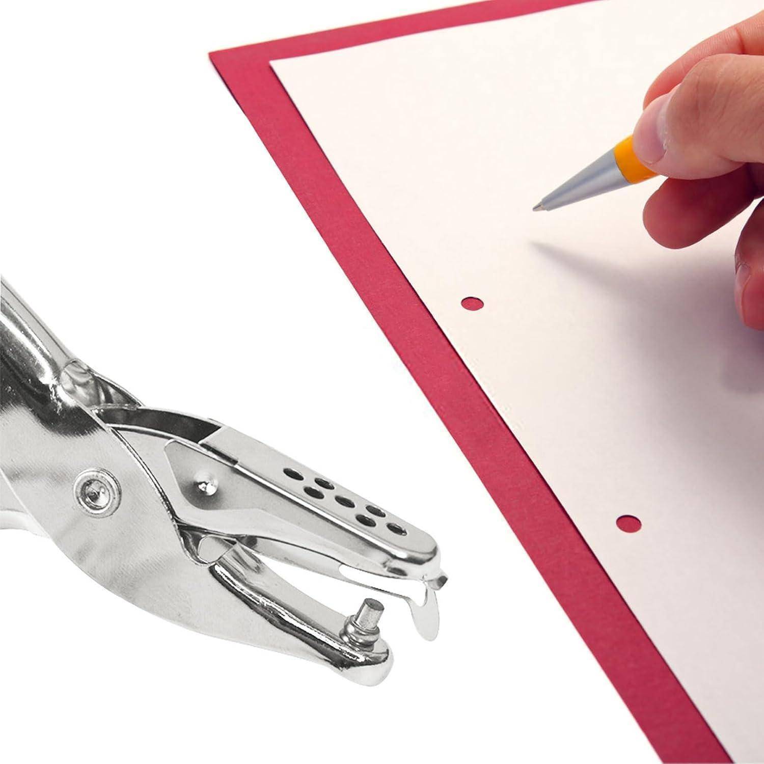Lochzange,Lochstanzer,Bohrungsdurchmesser 3mm,Lochzange Papier | Lochstanzer Papier,Eckenstanzer,Locher Klein,Lochstanzer Metall,Für