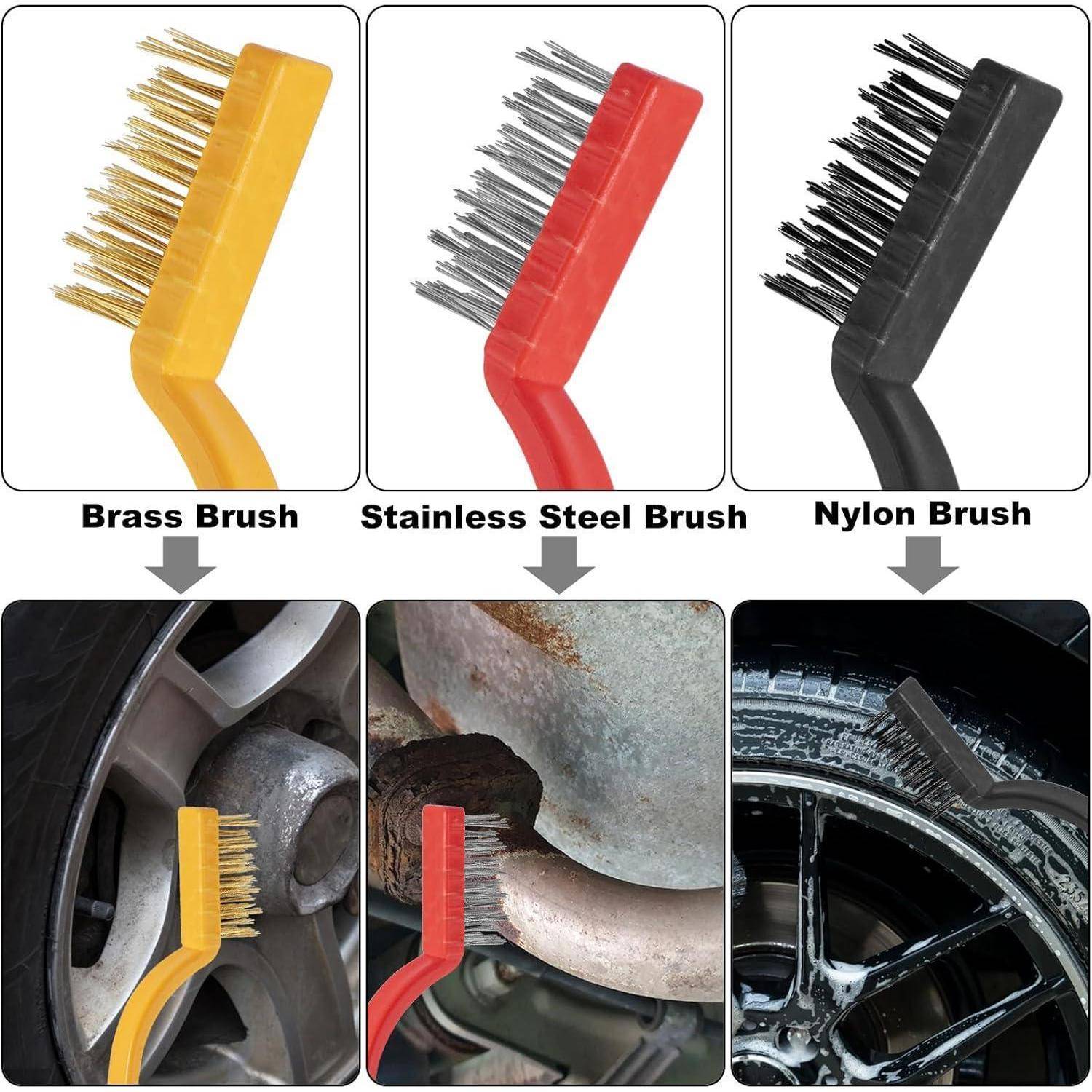 14 Stück Auto Reinigungspinsel Detailing Pinsel, Auto Reinigungsset Innenraum, Auto Innenraum Reiniger Set,für Reifen und Autoscheibe, Auto Reinigun