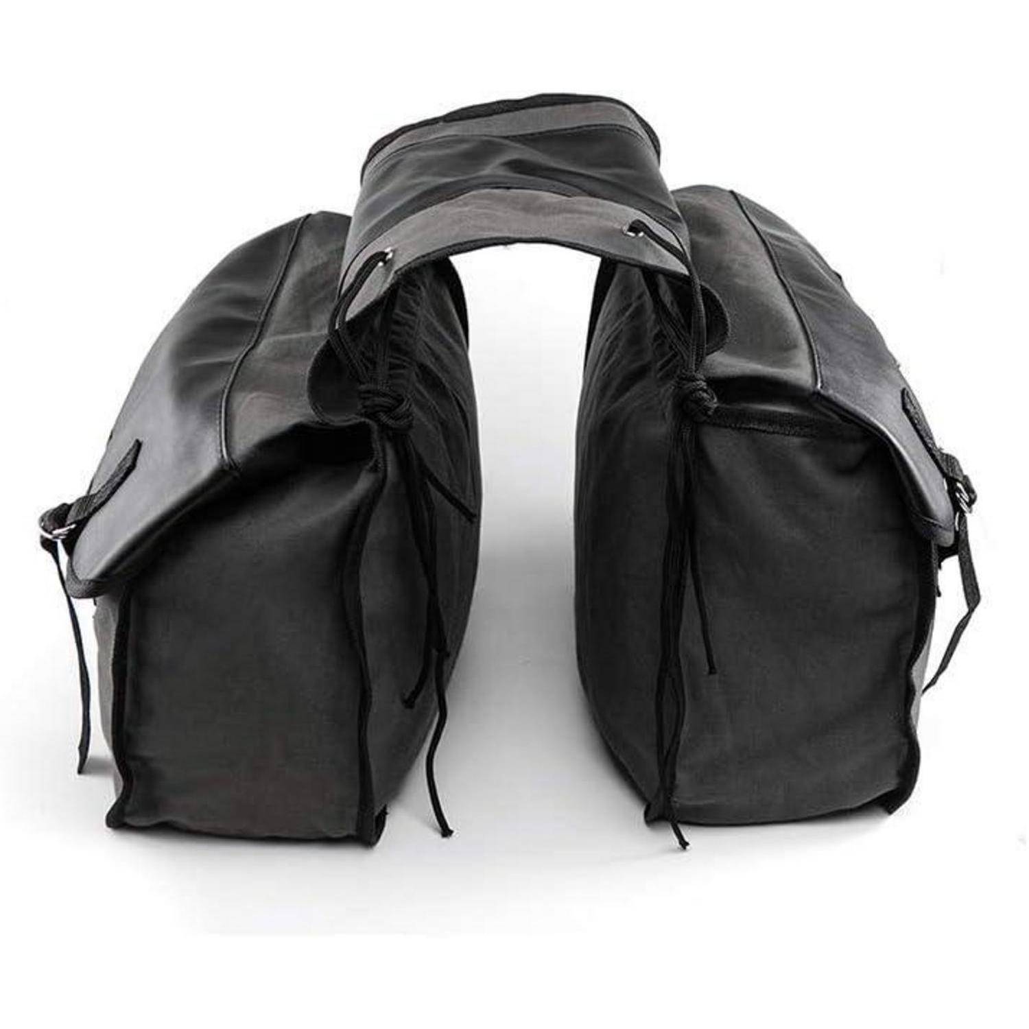 Motorrad Satteltaschen Canvas Wasserdichte Werkzeug Aufbewahrungstasche für Motorradgepäcktaschen Travel Knight Rider für Touring Motorrad Box (Sch