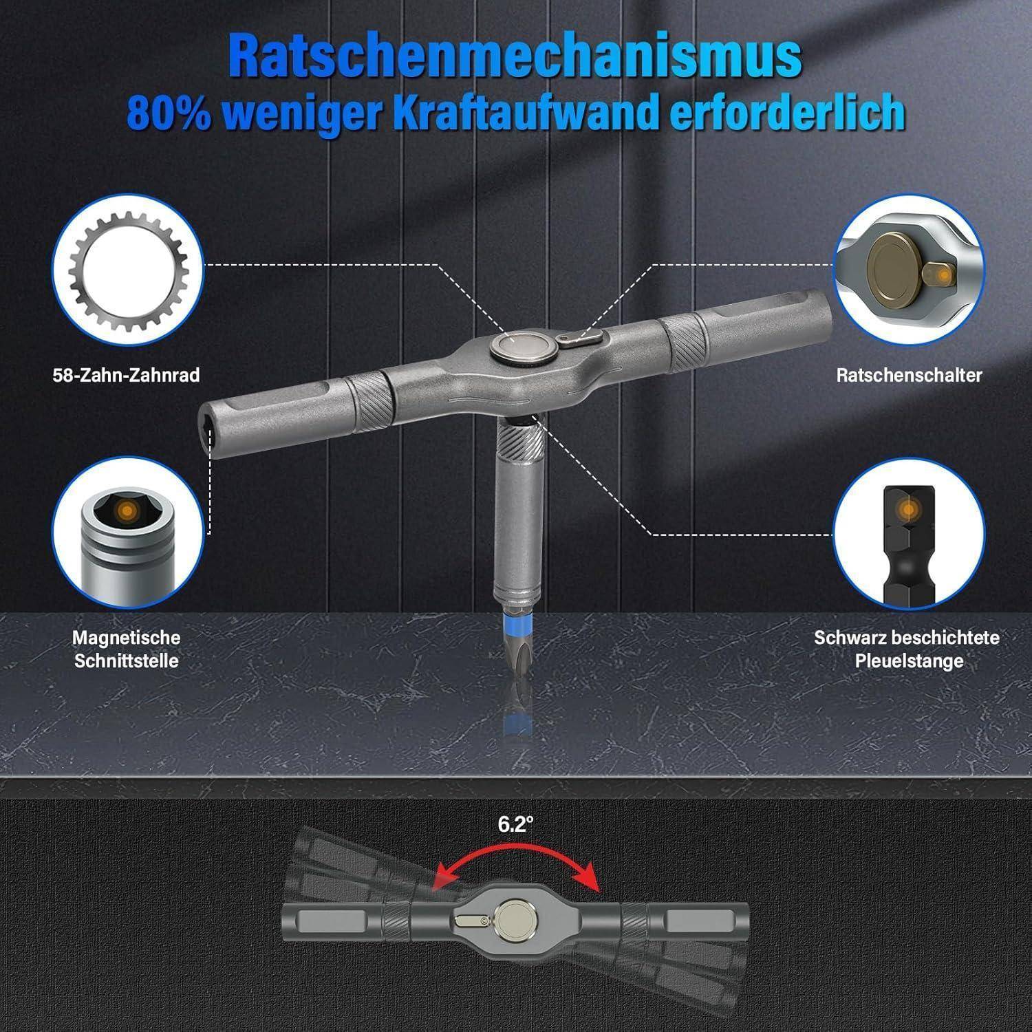 Diagramm eines Ratschenmechanismus mit 