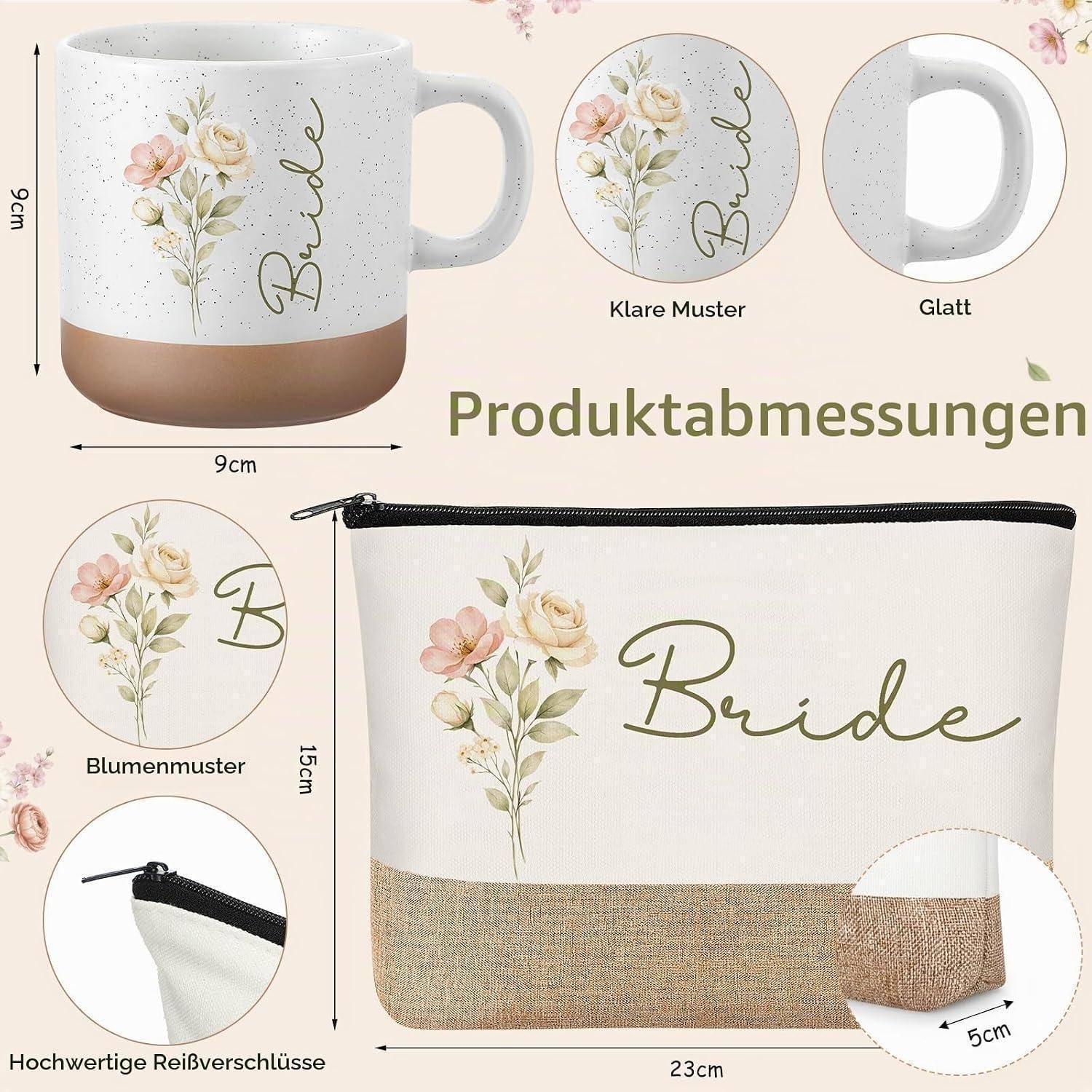 Produktabmessungen-Grafik für eine 