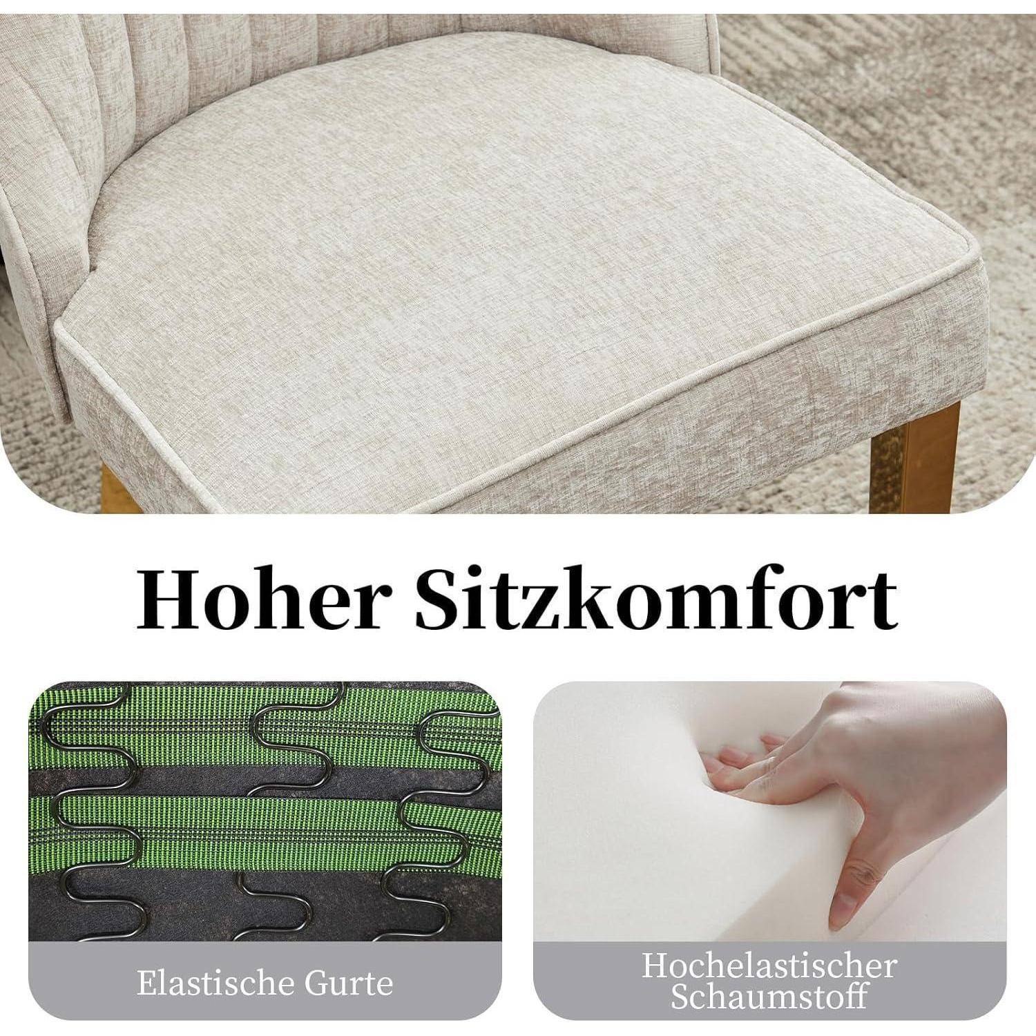 Werbebild eines Stuhlsitzes mit der Bezeichnung 