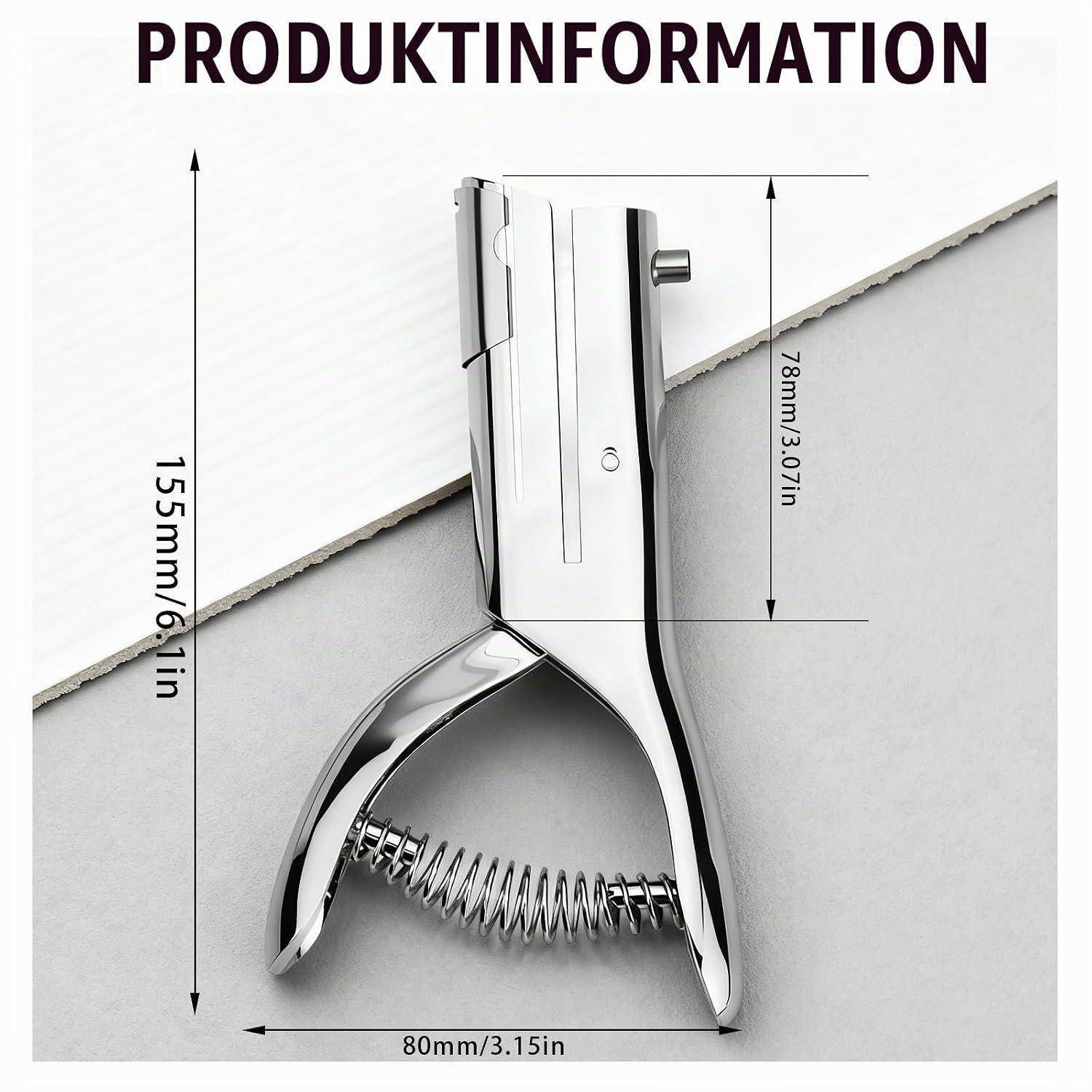 Produktinformationsbild mit einem verchromten Metallwandhalter mit Federklemme; Abmessungen beschriftet: 155 mm Höhe, 80 mm Breite und 78 mm Tiefe.