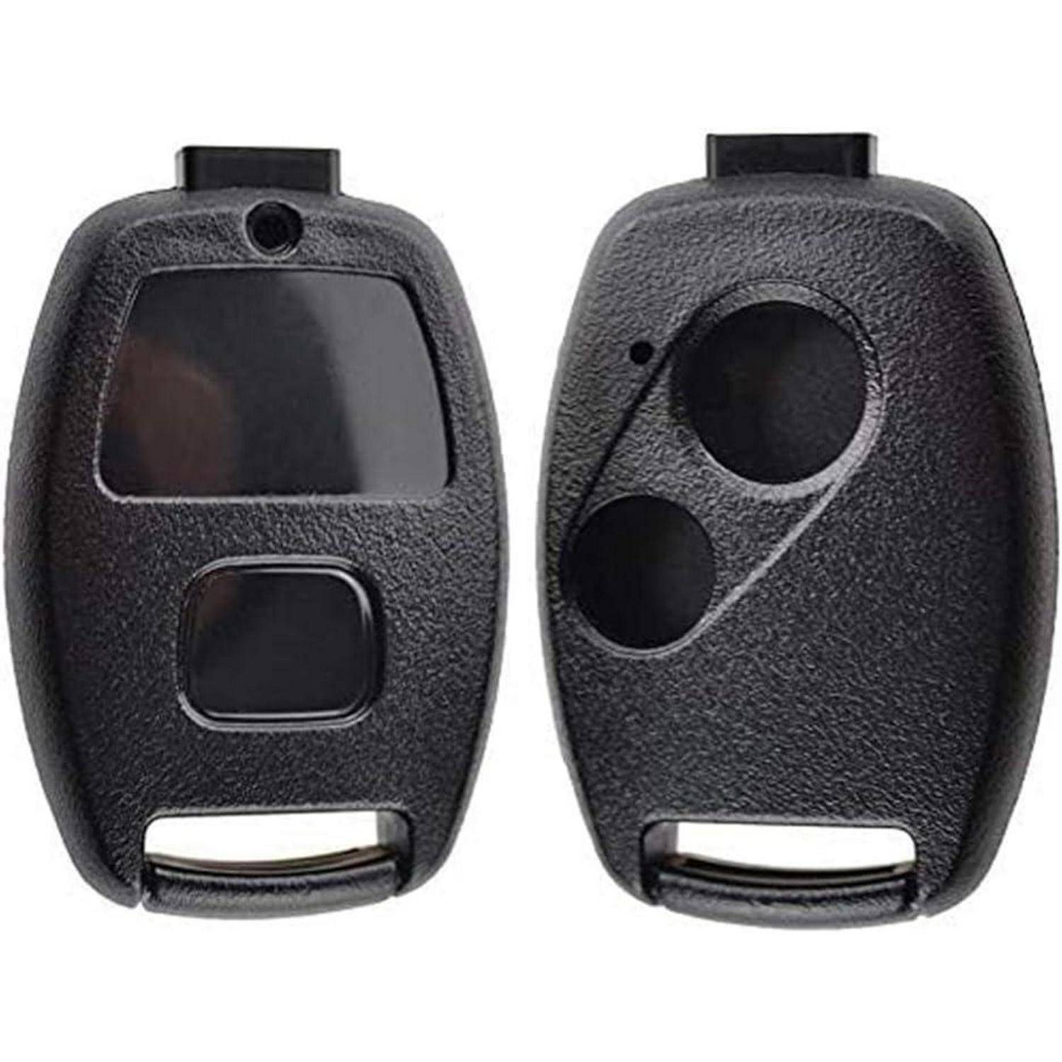 Honda-Schlüsselgehäuse mit 2 Tasten, Ersatz für Honda Civic Jazz Crv Insight Accord, Auto-Fernbedienungsschlüsselhülle für Honda (ohne Schlüsse