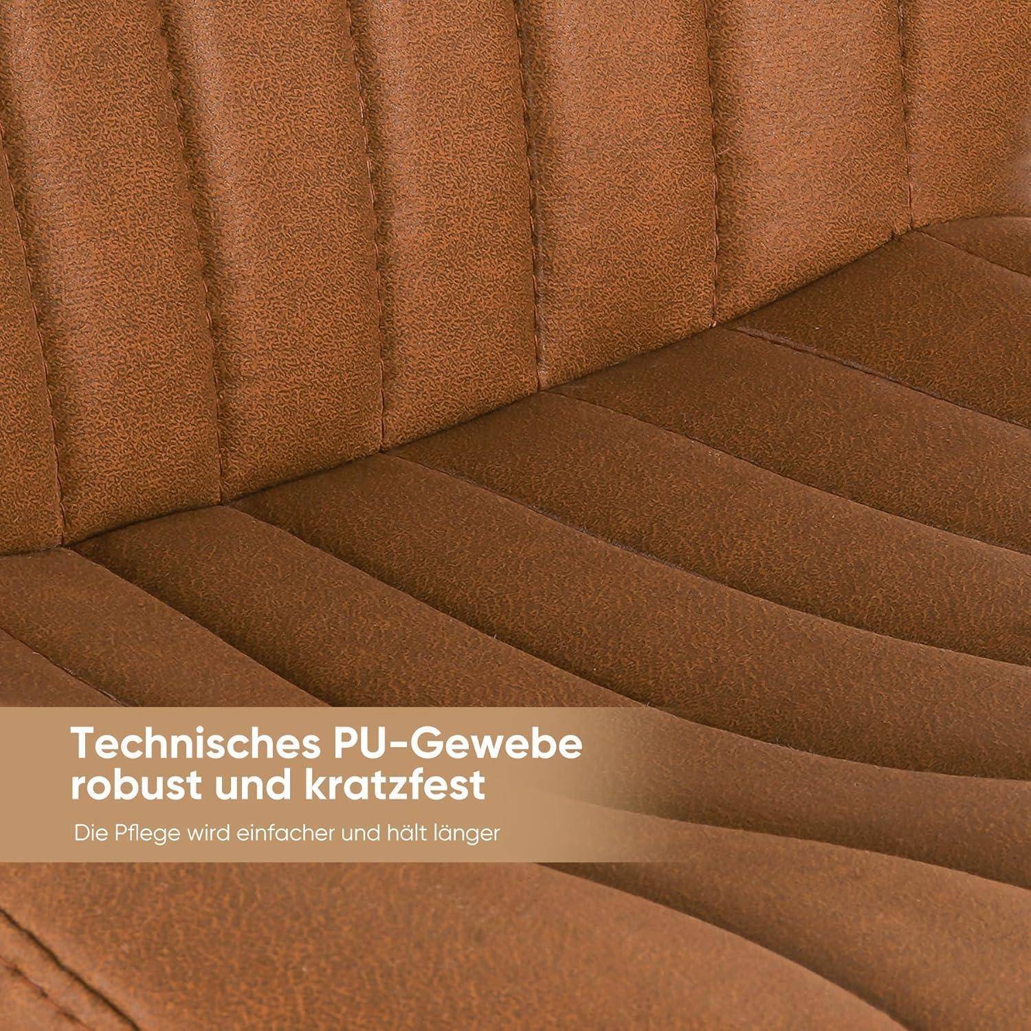 Barhocker 1er Set |Barhocker Höhenverstellbar mit lehne •Hocker aus Fabric•Küchenstühle mit Fußstütze •Barstühle Drehstühle •360°Drehb