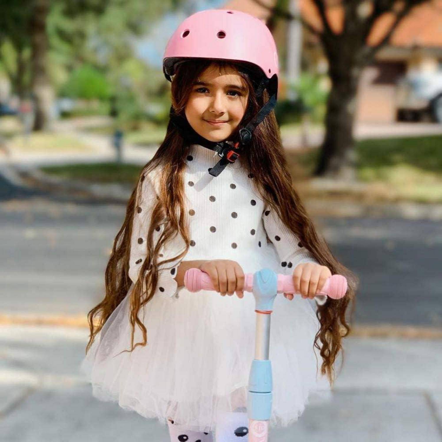 XJD Fahrradhelm Kinder Helm, Einstellbare Kinderhelm Skaterhelm für Fahrrad Skateboard Scooter Roller Kinderfahrradhelm für 3-13 Alt Mädchen und Ju