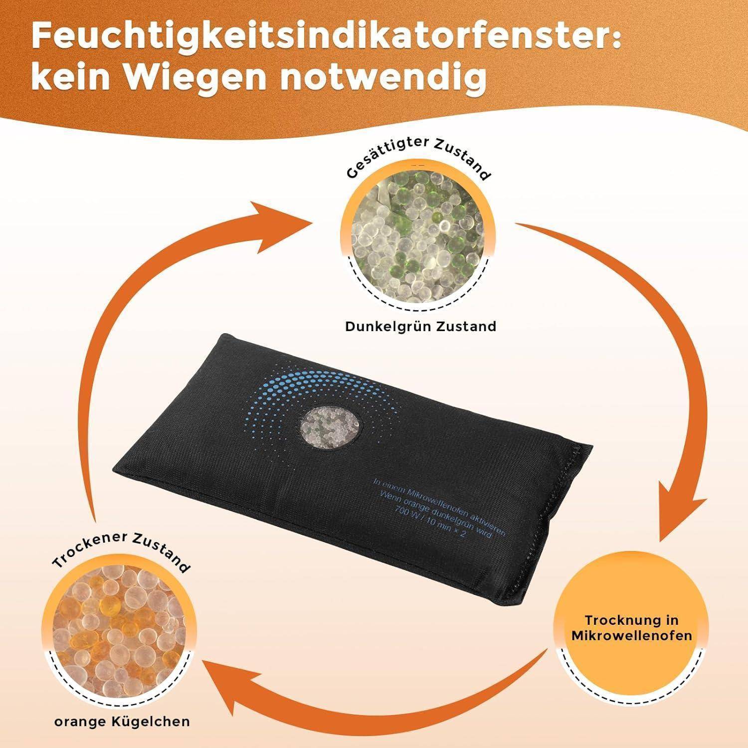 luftentfeuchter für Auto, 1 kg, Auto Entfeuchter, Wasserabsorption, Schimmel verhindern, den Nebel des Fensters verhindern, kann wiederverwendet