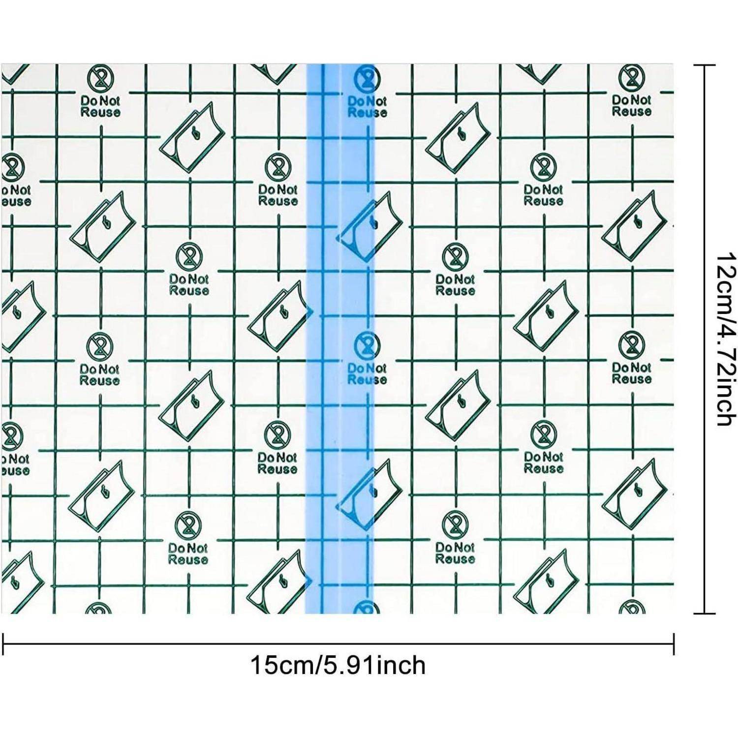 Duschpflaster, 20 Stück Folienverband, 12 x 15 cm Wasserdichtes Pflaster, Tattoo Aftercare Wasserdichte Klebebandage, Tattoo Folie Heilung