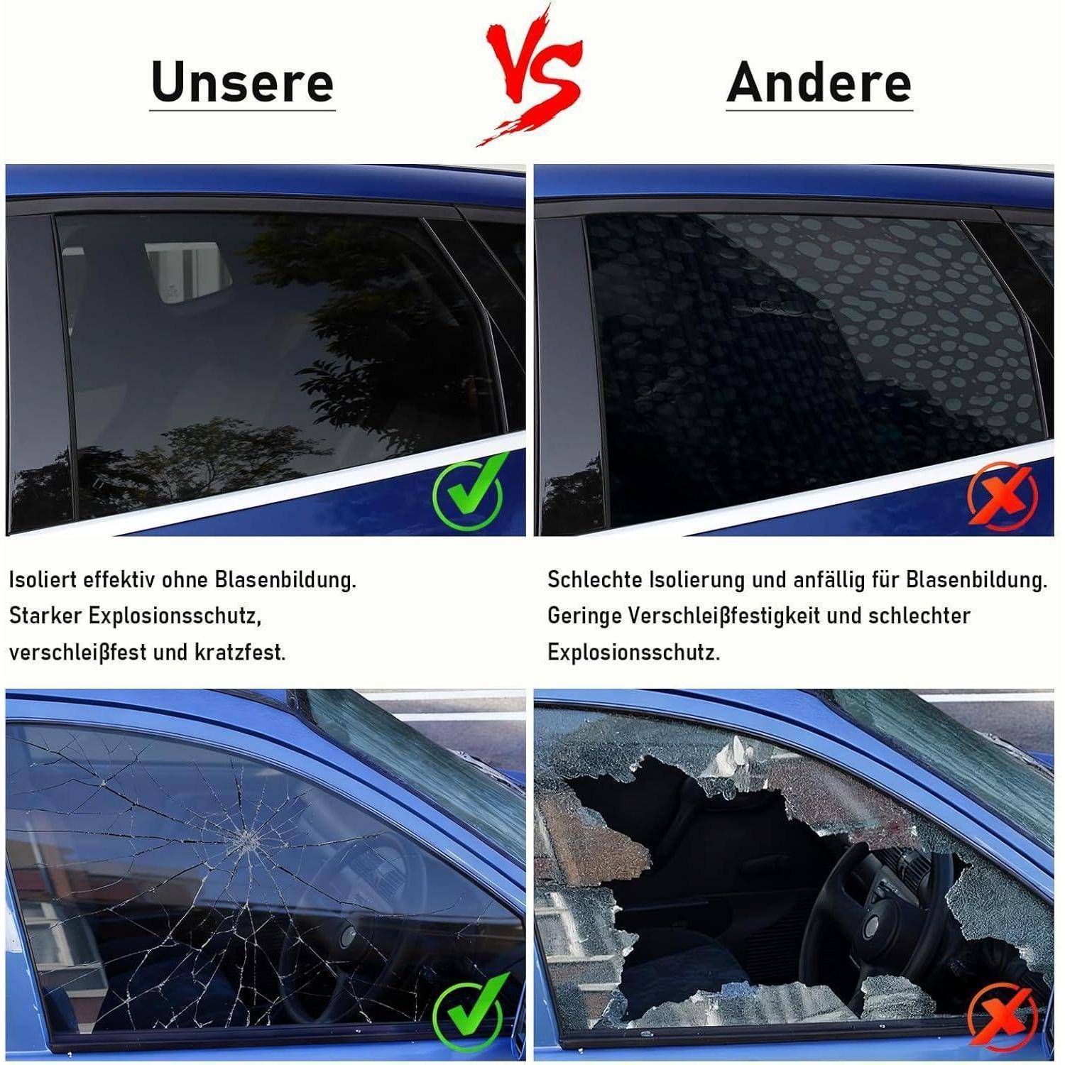 Vergleichswerbung für Fensterfolie: „Unsere