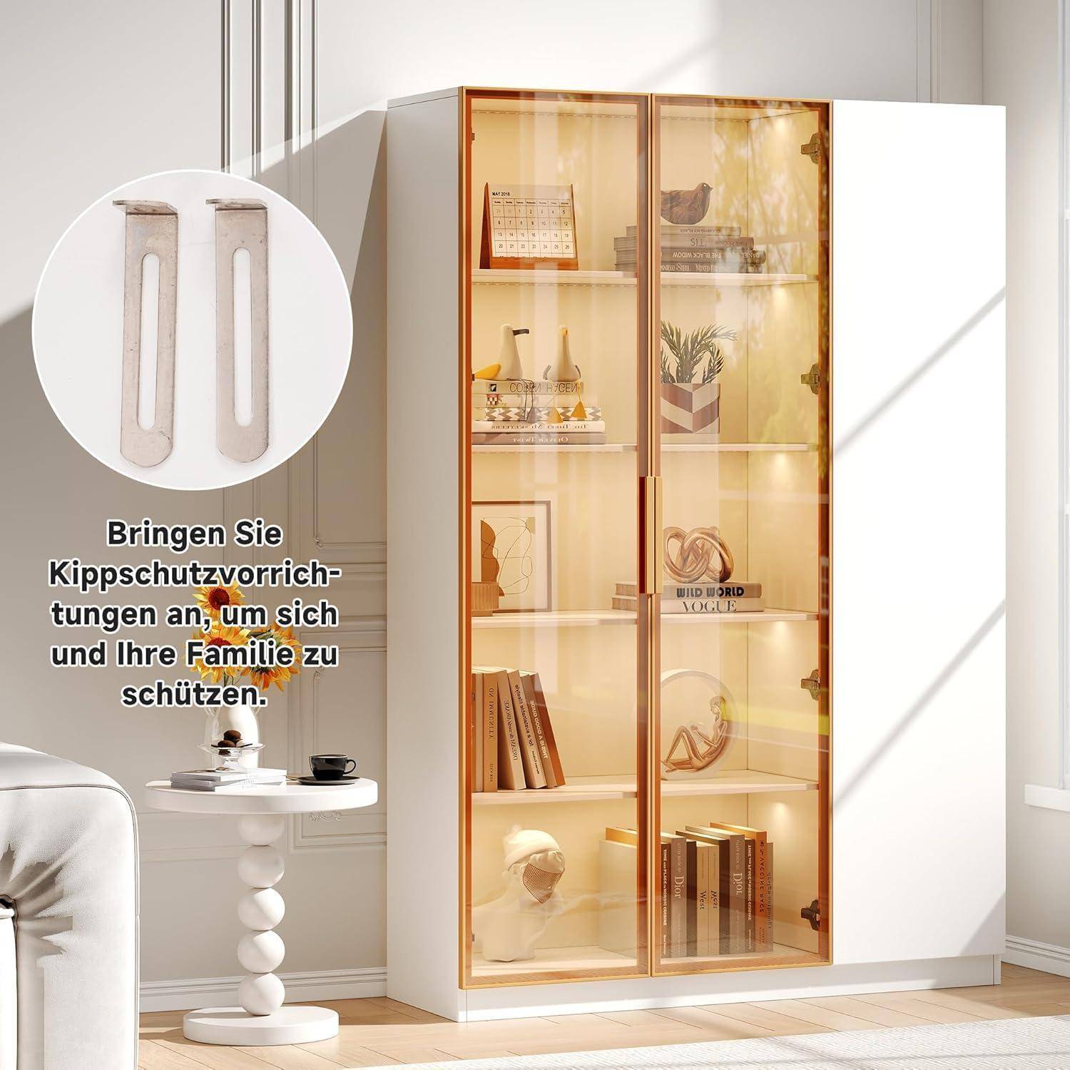 Installieren Sie Kippschutzvorrichtungen, um sich und Ihre Familie zu schützen.