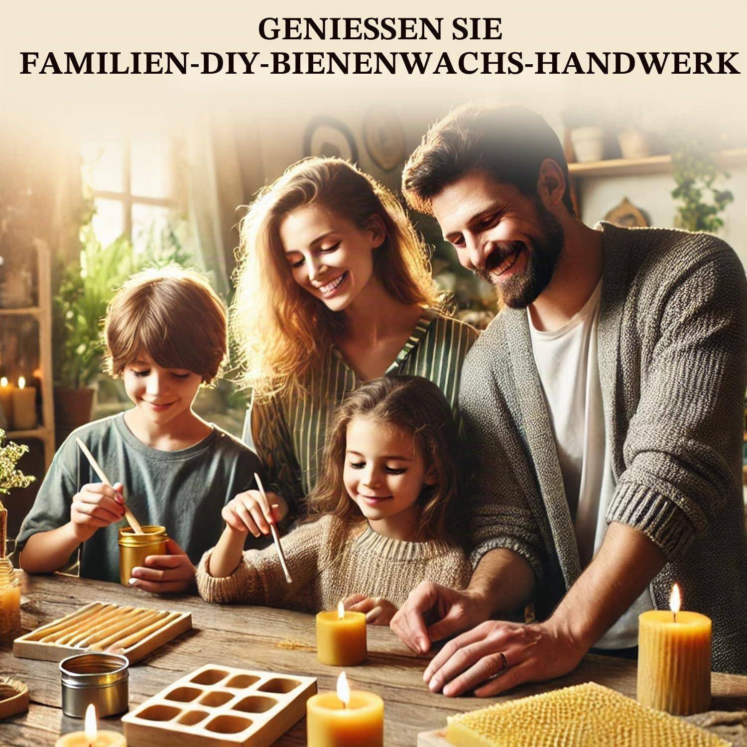 GENIESSEN SIE FAMILIEN-DIY-BIENENWACHS-HANDWERK