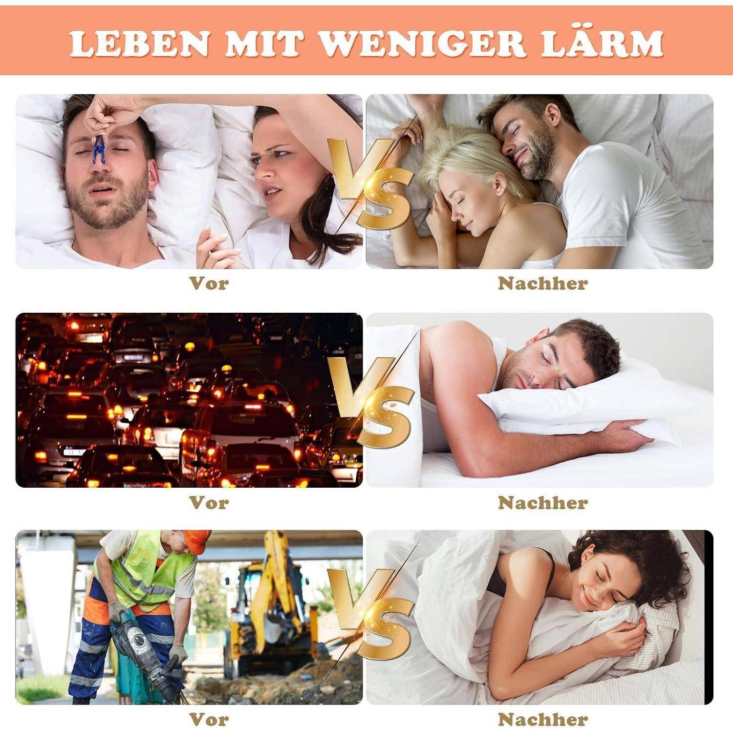 120 Stück Schlafen Ohrstöpsel 38 dB Höchstes Snr, Gehörschutzstöpsel Wiederverwendbare Schaumstoff Earplugs Ohrstöpsel Rosa zum Schlafen Soft f