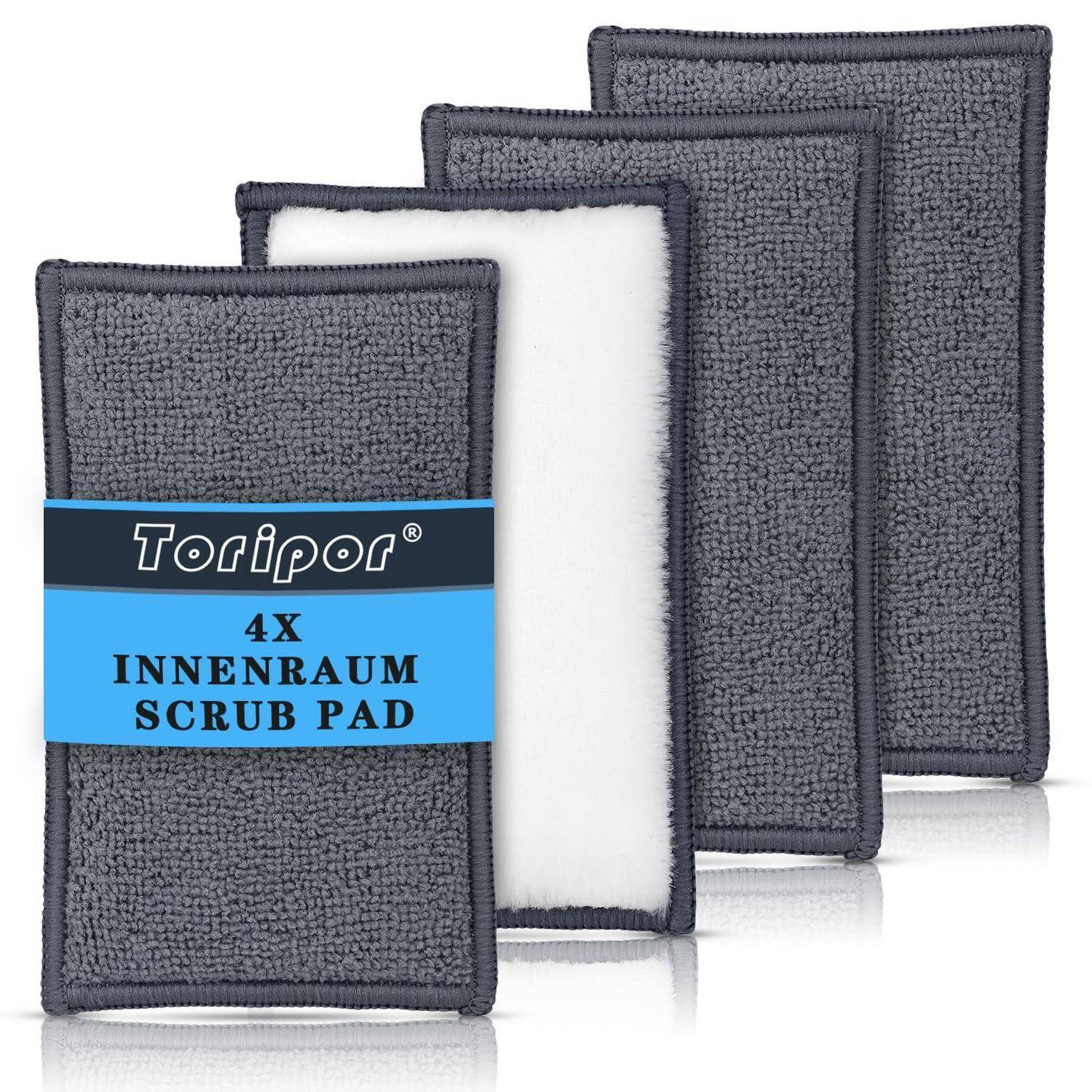 Viererpack Toripor „4X INNENRAUM SCRUB PAD