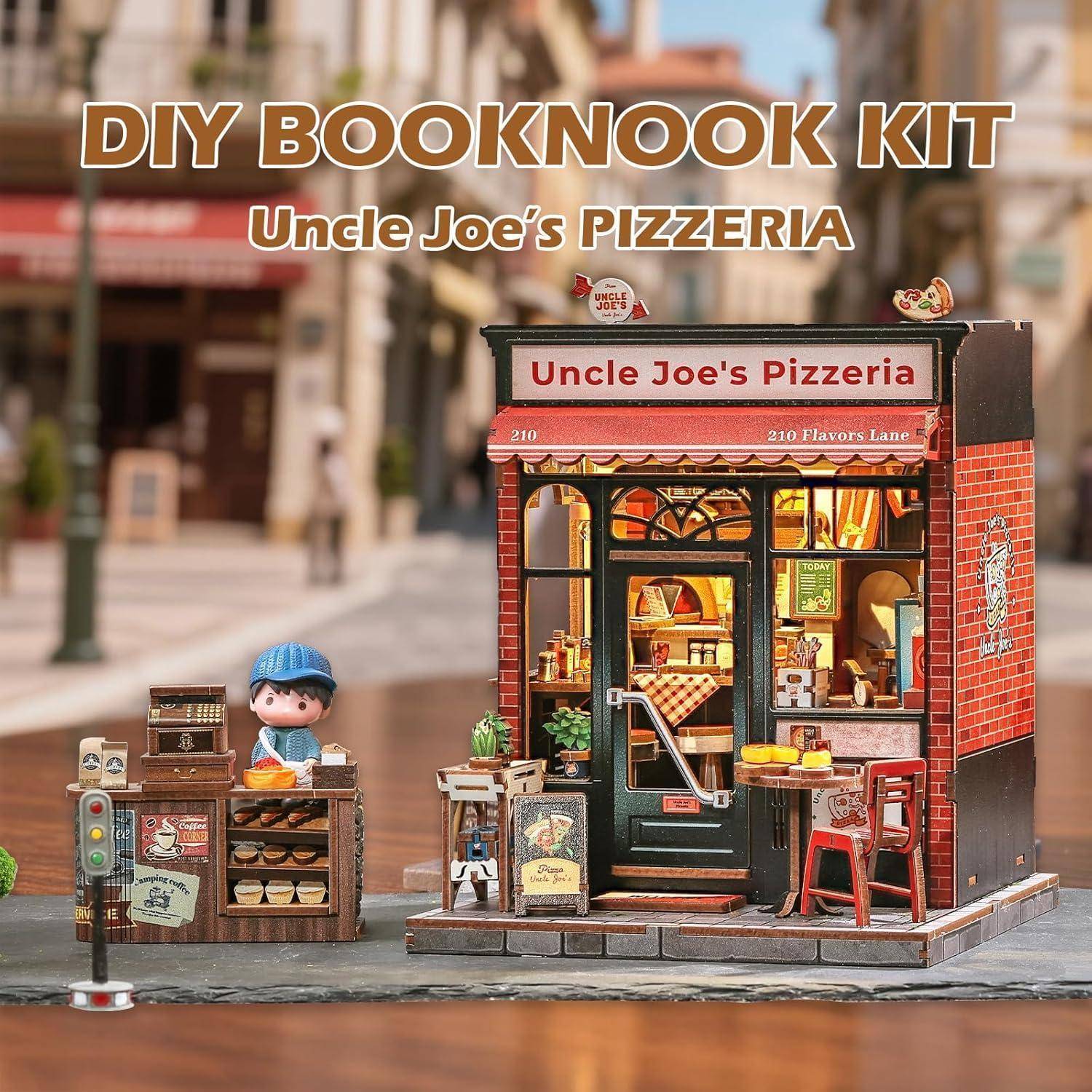 DIY-Booknook-Set „Uncle Joes Pizzeria