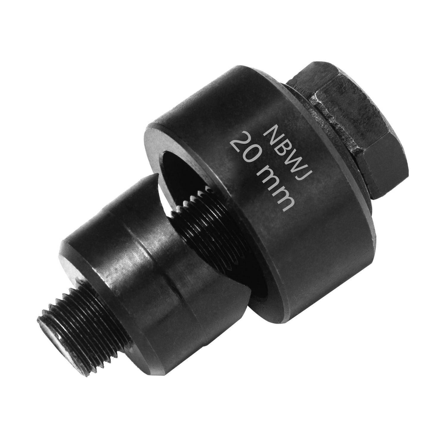 Blechlocher Lochstanzer Schraublochstanzer 20 mm Blechstanzer Lochschneider mit Sechskantadapter für Küchenarmaturen, Spüle, Stahlplatte, Edelstahl