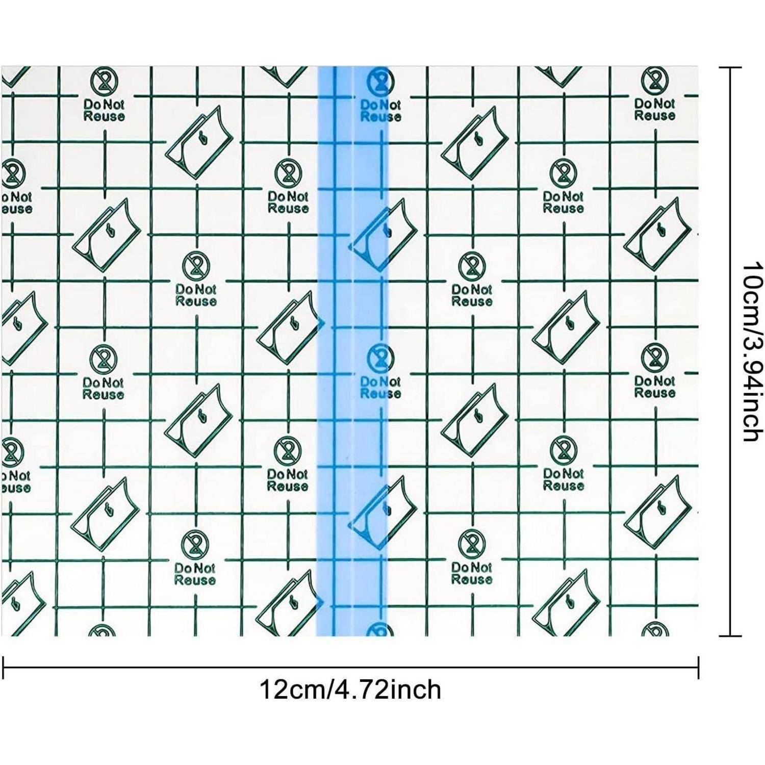Duschpflaster, 20 Stück Folienverband, 10 x 12 cm Wasserdichtes Pflaster, Tattoo Aftercare Wasserdichte Klebebandage, Tattoo Folie Heilung