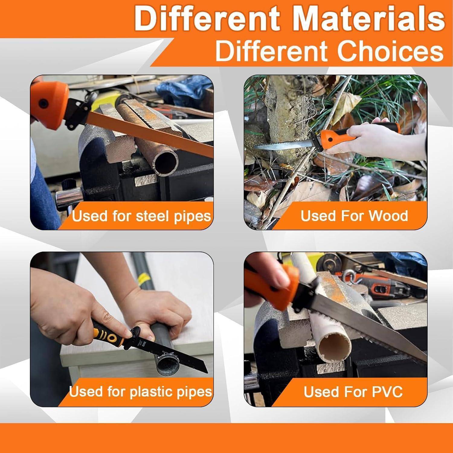 Infografik mit dem Titel „Unterschiedliche Materialien – Unterschiedliche Entscheidungen
