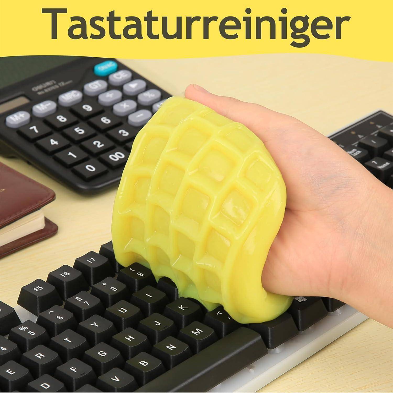 Auto Reinigungsgel für den Innenraum, Tastatur Reiniger, Reinigungsknete Auto, Widerverwendbare Auto Reinigungsgel für Laptops, Fernbedienung, Auto