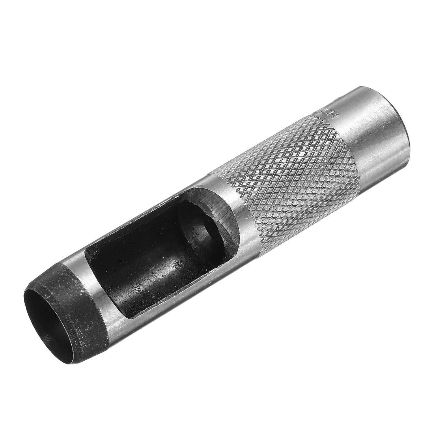 Metallrohr-Entgrattool mit gerilltem Griff und Schneideschlitz, dargestellt auf weißem Hintergrund.