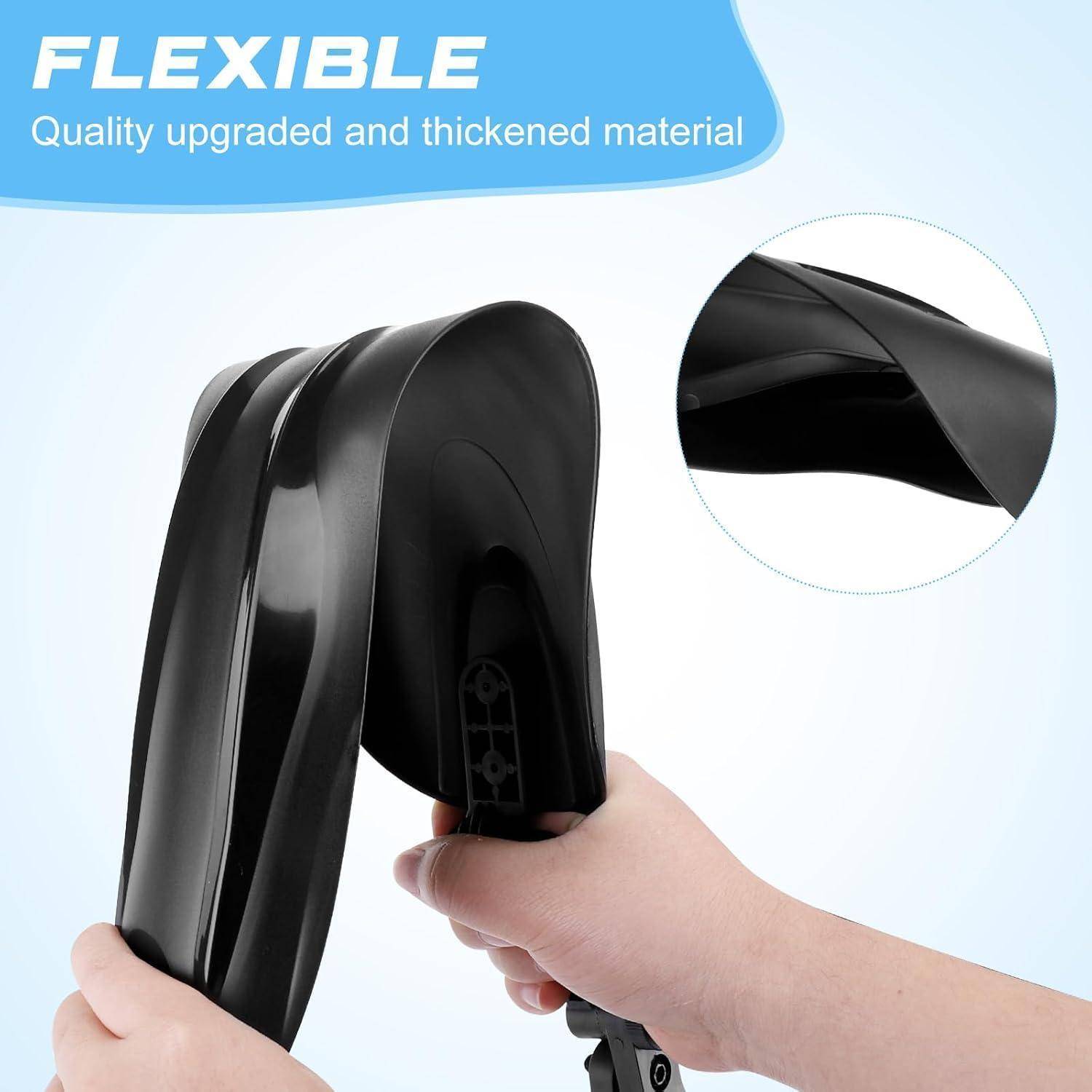 Hejo Fahrrad Schutzblech Set, Universal Schutzbleche Mountainbike, Einstellbar Vorne Hinten Mudguard Schutz für 24-27.5 Zoll MTB Rennrad