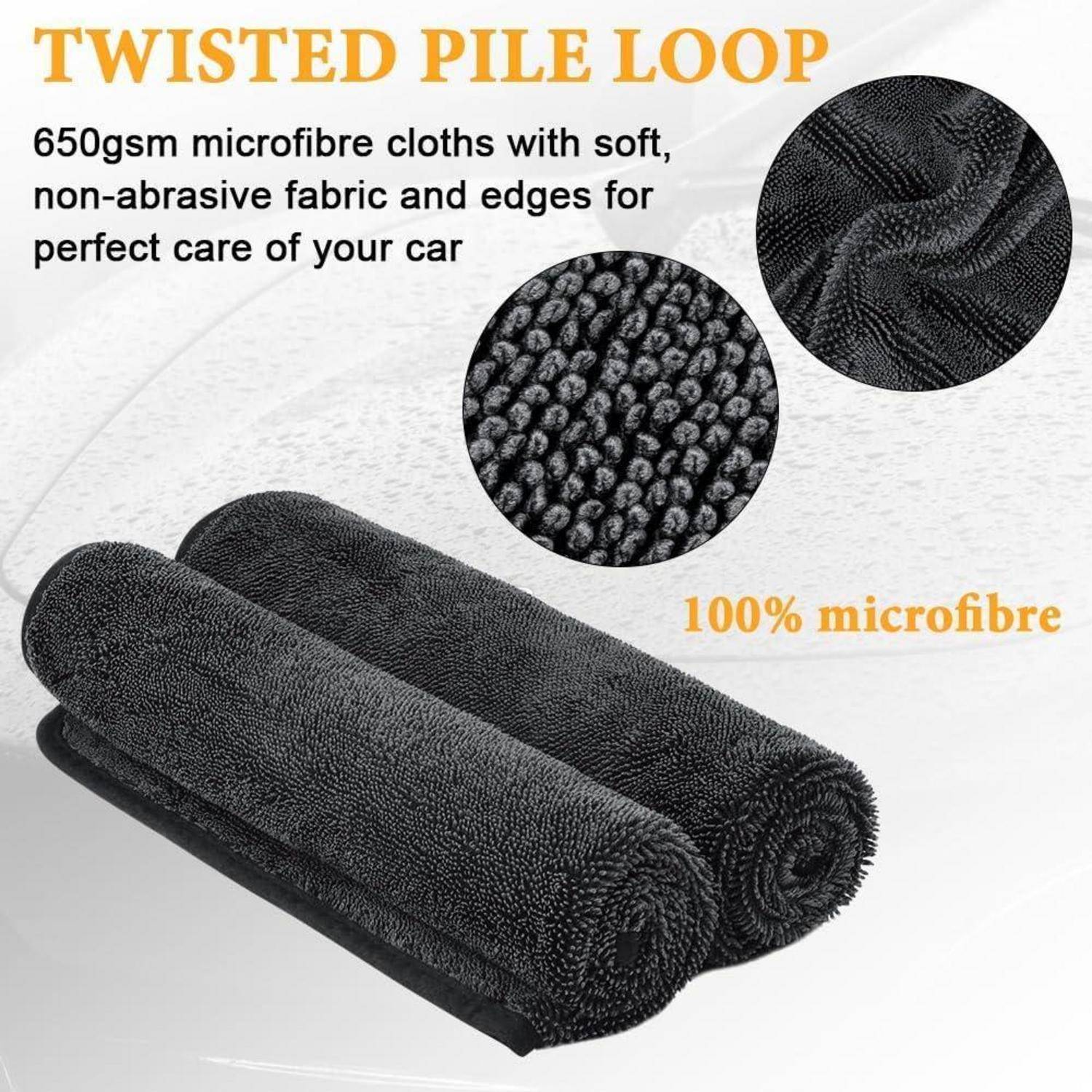 URAQT Shiny Trockentuch, 2 Stück Fast Dry Trockentuch für Die Dusche Auto Trockentuc Mikrofasertücher Shiny Bath Extrem Saugfähig Duschkabinen Tuc