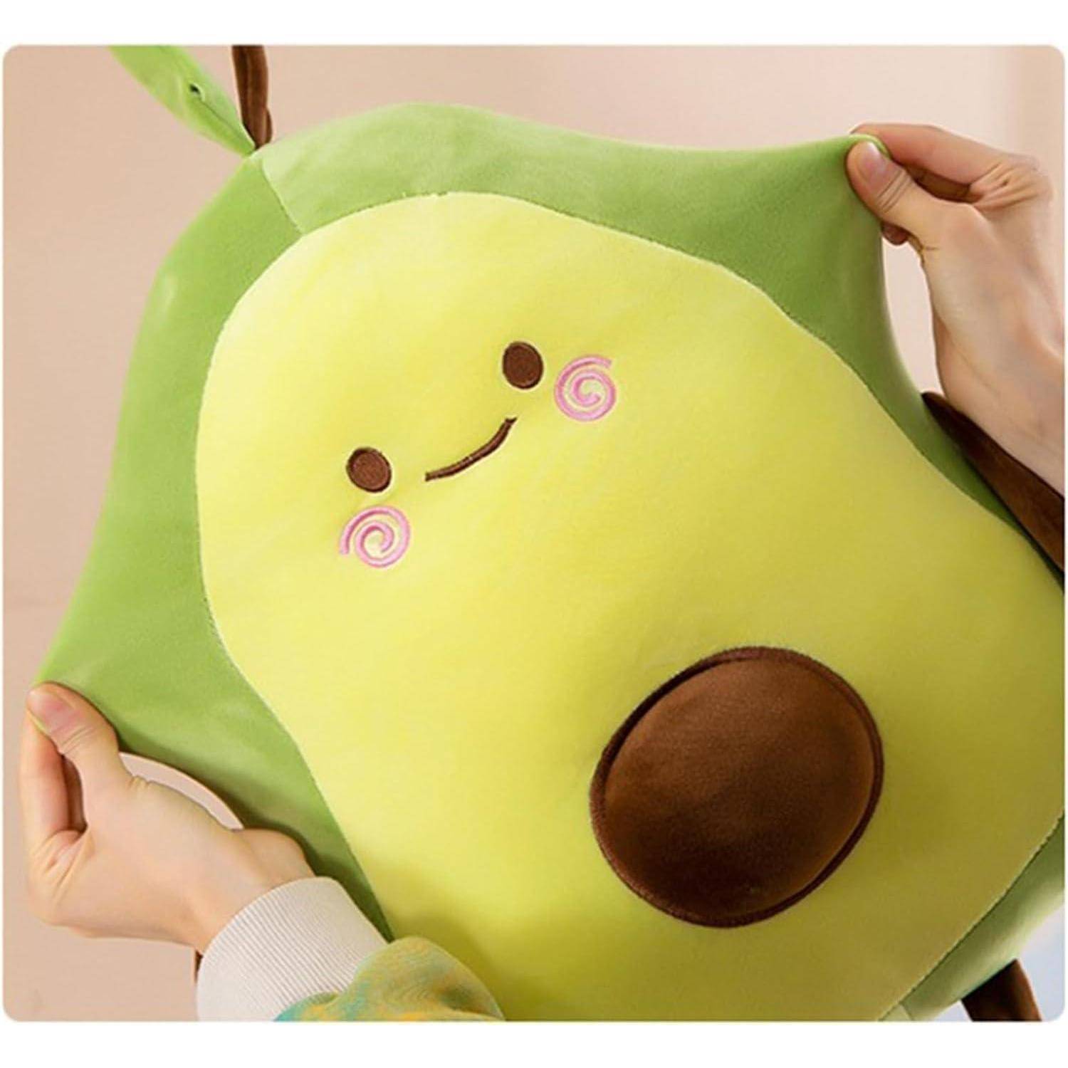 Kuscheltier Avocado, Avocado Kissen Puppe, Weiches Plüschtier Kissen, Gefüllte PlüschKissen Spielzeug, Sofa-Rückenkissen, Geschenk Für Kinder Erw