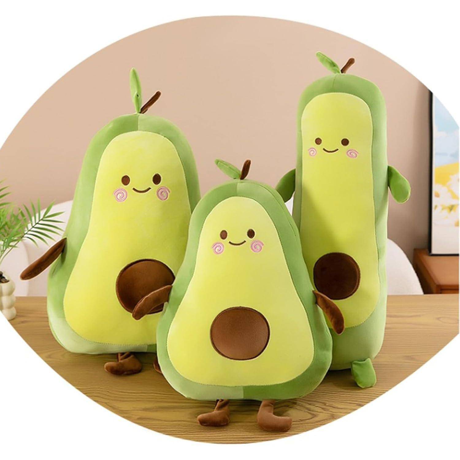 Kuscheltier Avocado, Avocado Kissen Puppe, Weiches Plüschtier Kissen, Gefüllte PlüschKissen Spielzeug, Sofa-Rückenkissen, Geschenk Für Kinder Erw