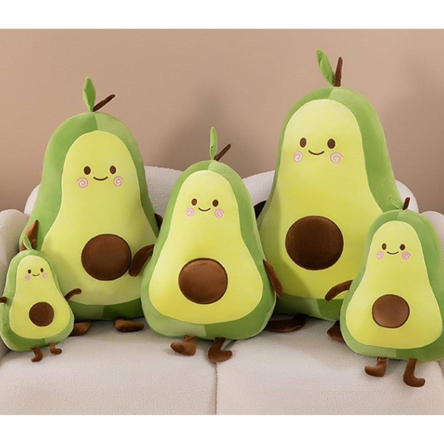 Kuscheltier Avocado, Avocado Kissen Puppe, Weiches Plüschtier Kissen, Gefüllte PlüschKissen Spielzeug, Sofa-Rückenkissen, Geschenk Für Kinder Erw