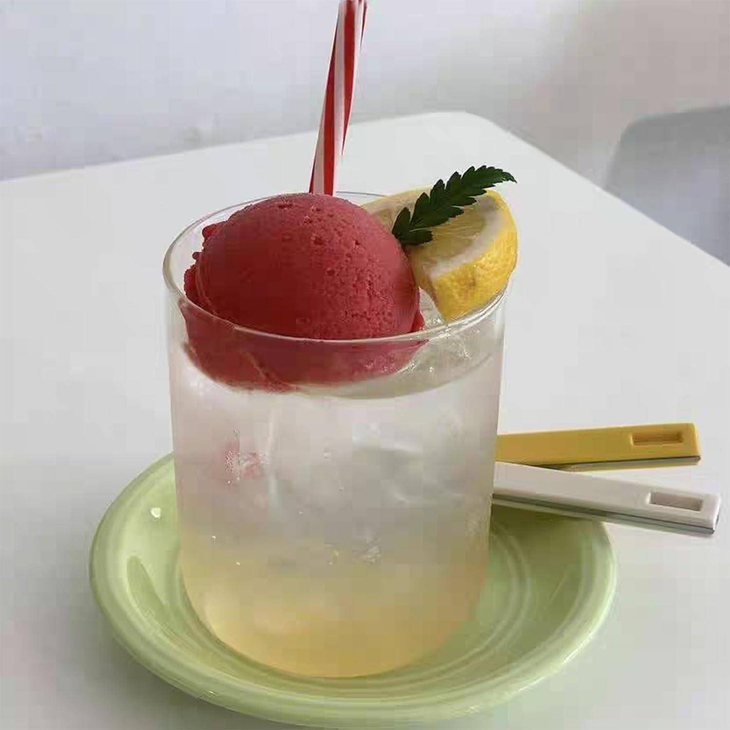 30 Stück Wiederverwendbare Strohhalme, Verdickte Strohhalme Plastik | Trinkhalme Plastik mit Strohhalmbürste für Smoothies, Saft, Heißgetränk, Co