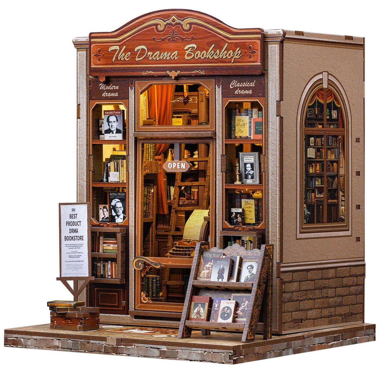 Miniaturmodell der Buchhandlung 