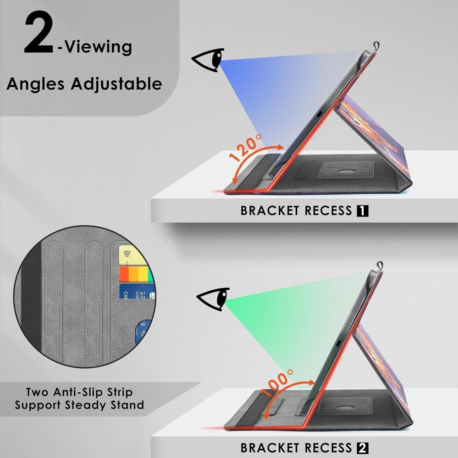 KATUMO Universal Hülle für 11 Zoll Tablet, Cover Case für Blackview Tab90/Laptok/Freeski/DOOGEE U11/T30E/TABWEE/FEONAL/Dghrti/Biegedy/MAXLEGEN X11/