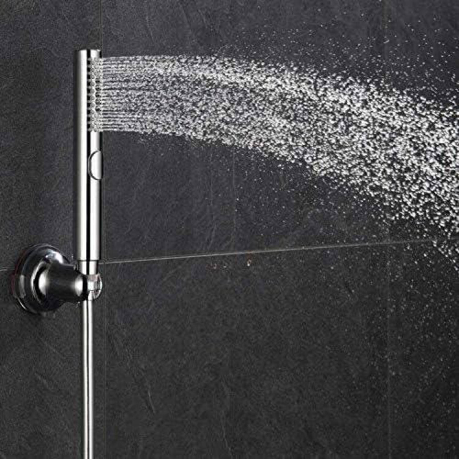 Handbrause für Badezimmer, WEIDMAX Hochdruck Wassersparend Duschkopf mit 3 Funktionen, Rund Handbrause Duschköpfe mit Abriebfreien Reinigungsdüse