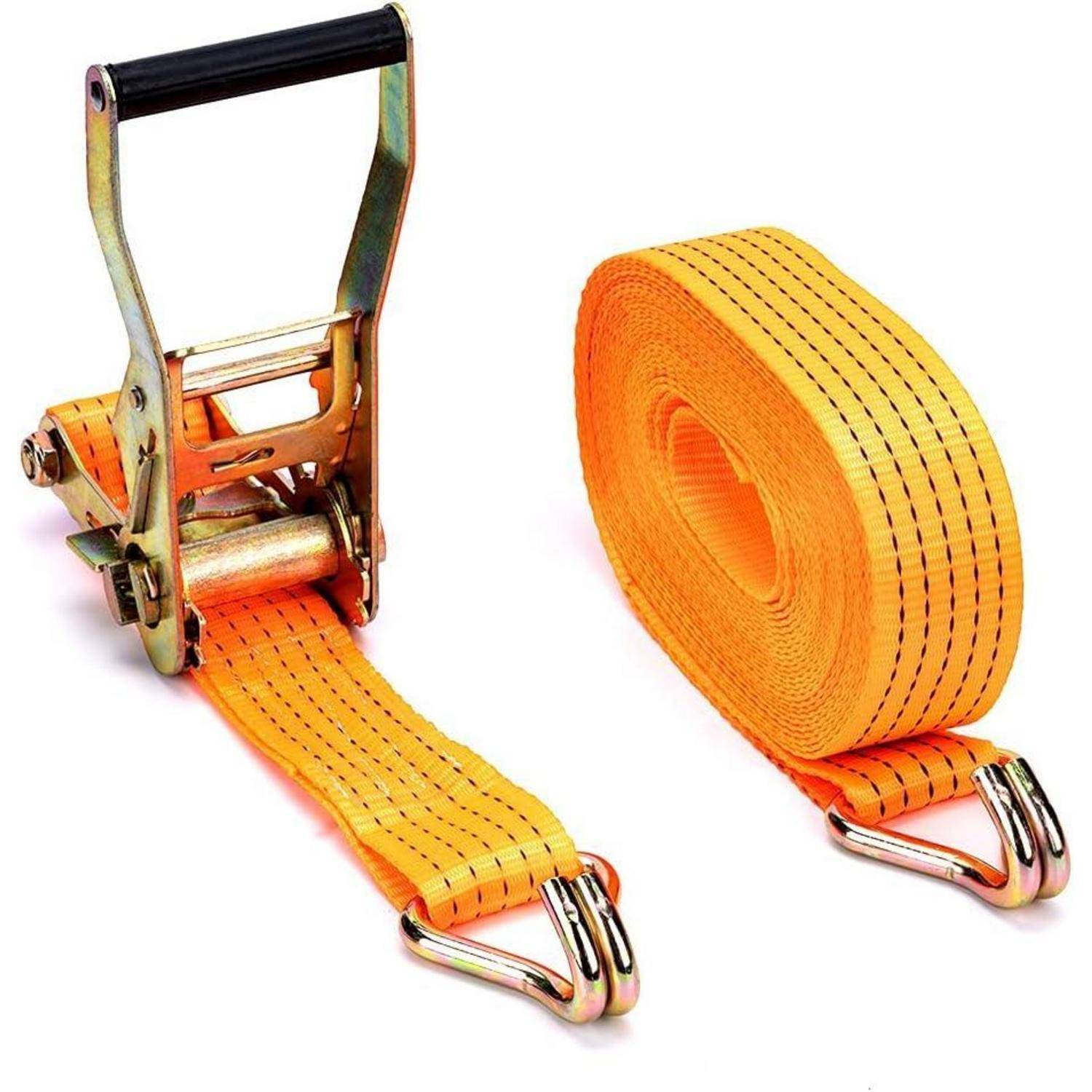 maXpeedingrods 10 Stück 8m Spanngurte mit Ratsche 5000kg Spanngurte mit Haken 50mm für die professionelle Ladungssicherung Zurrgurte LKW Anhänger