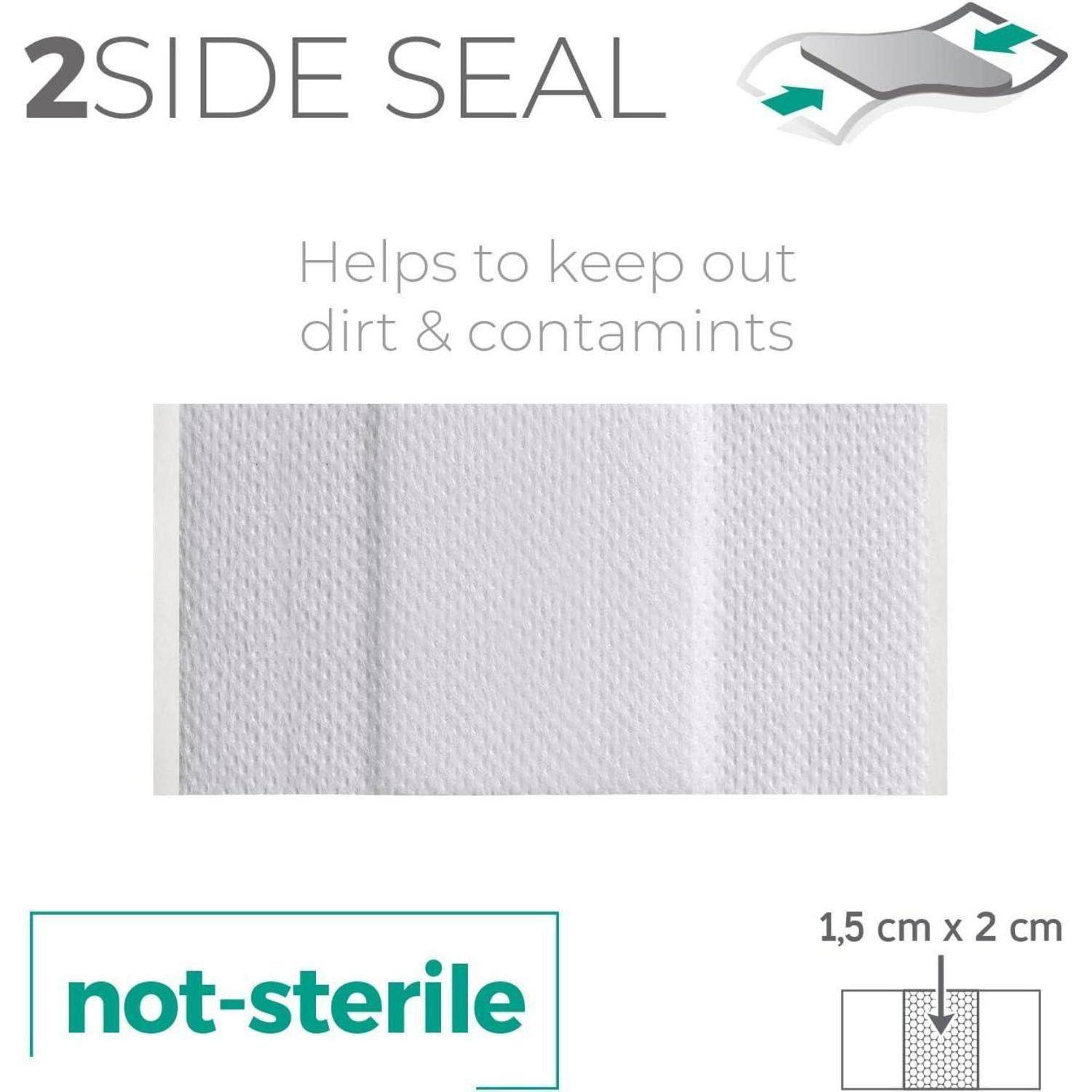 Medrull Pflaster Ultra Pore 2x4 cm Injektionspflaster Wundpflaster Unsteril für normale und sensitive Haut 200 Stück 2cm x4cm