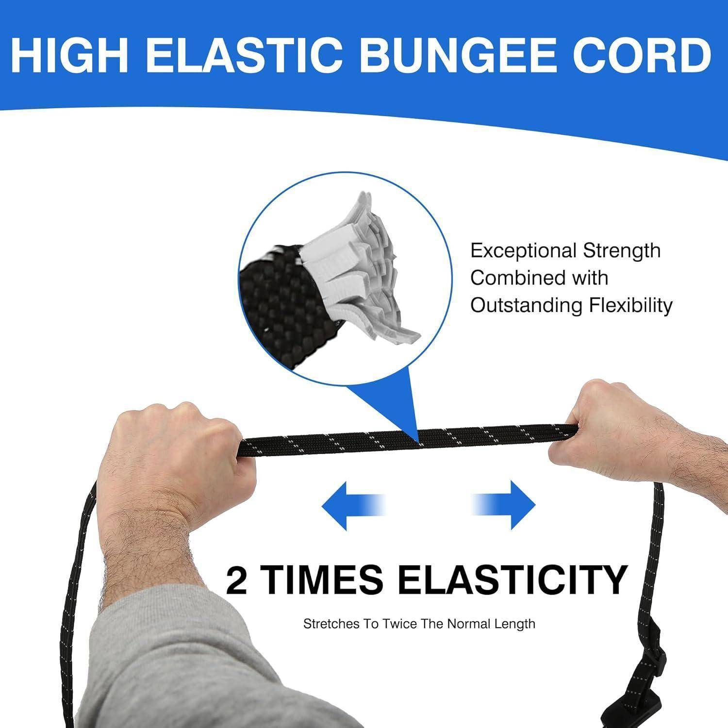 Werbegrafik für „HOCHELASTISCHES BUNGEE-SEIL