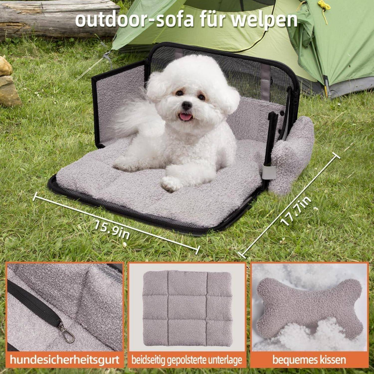 hundesitz Auto kleine Hunde Katzen Transporttasche für Der Gang zum Tierarzt Auto Fugzeuge, Tragetasche Mit Schultergurt & Aufklappbares