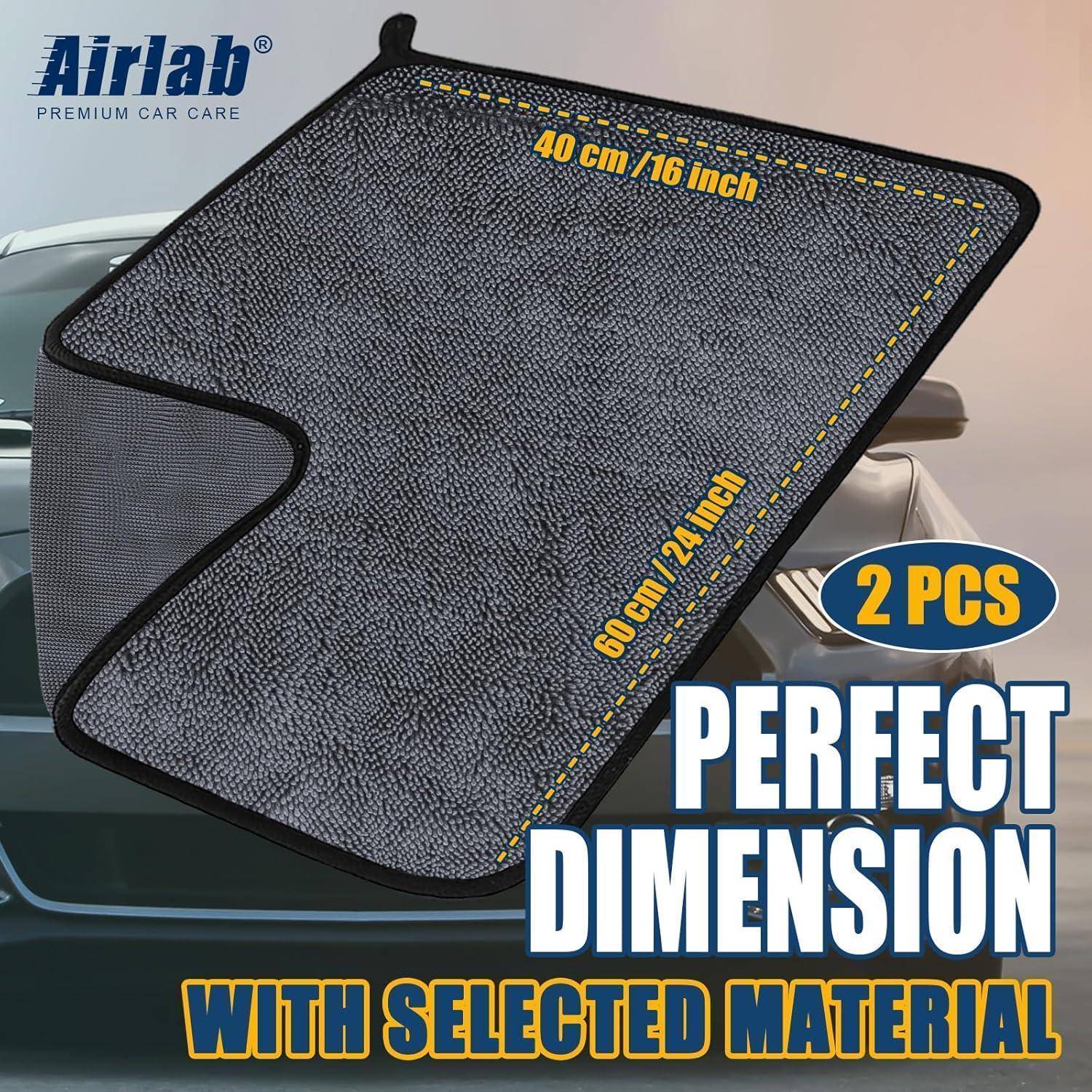 Windschutzscheibe-Sonnenschutzmatte für Autos mit Abmessungen 40 cm/16 Zoll mal 60 cm/24 Zoll, gekennzeichnet mit „2 STÜCK