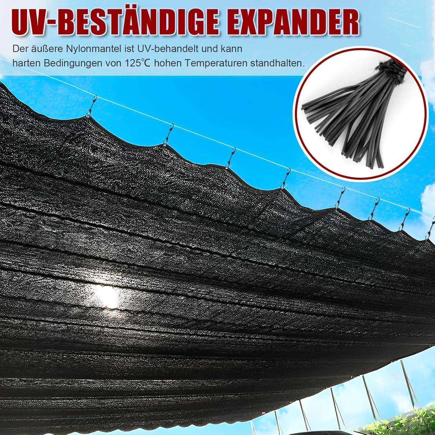 Spanngummi mit Haken, Strapazierfähige Expander mit Haken 12 Stück, Robuster Gummispanner mit Haken,Vielseitiger Gummibänder mit Haken 15 cm