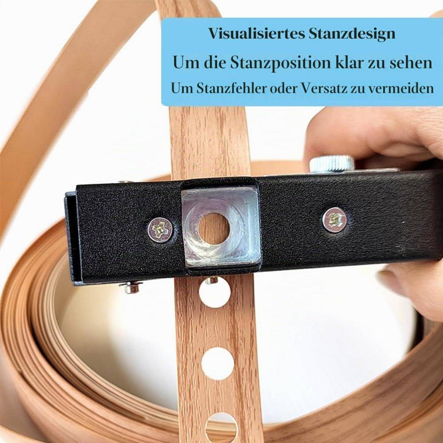 Lochzange Papier, Rund Einzelloch Lochstanzer Papierstanzer Basteln Stanzzange Locher für Etiketten, Karten, Handwerk, 10mm