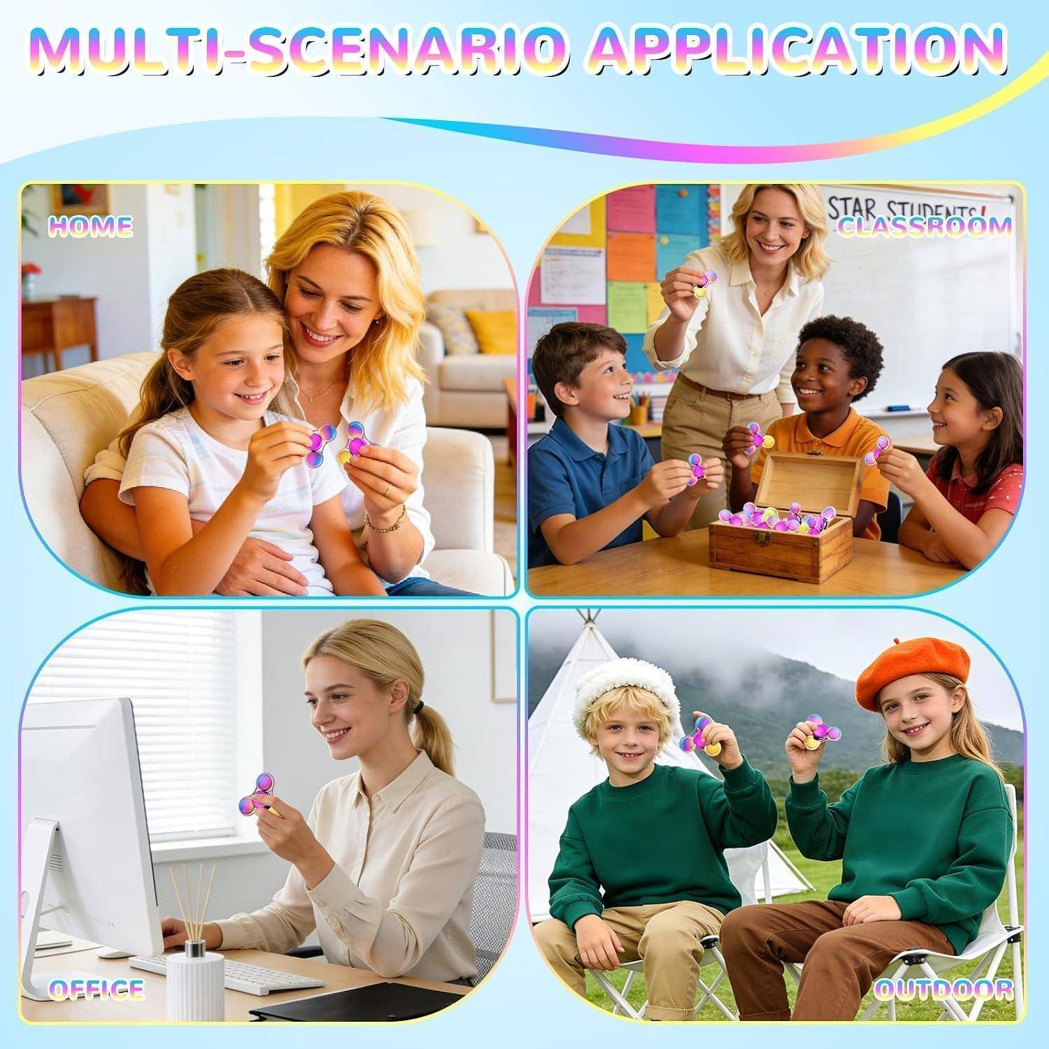 Collage mit dem Titel „Multi-Szenario-Anwendung