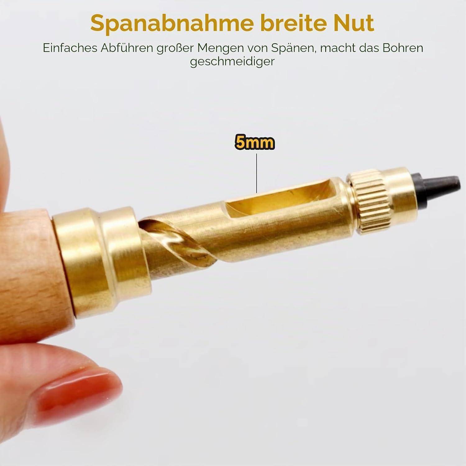 Lochstanzer Gürtel Locher Mit 6 Pcs Loch Durchmesser 1,5-4 Mm Von Lochpfeifen Spitze, Leder Locher Automatische Lochstanzer Für Gürtel Nähen Papie