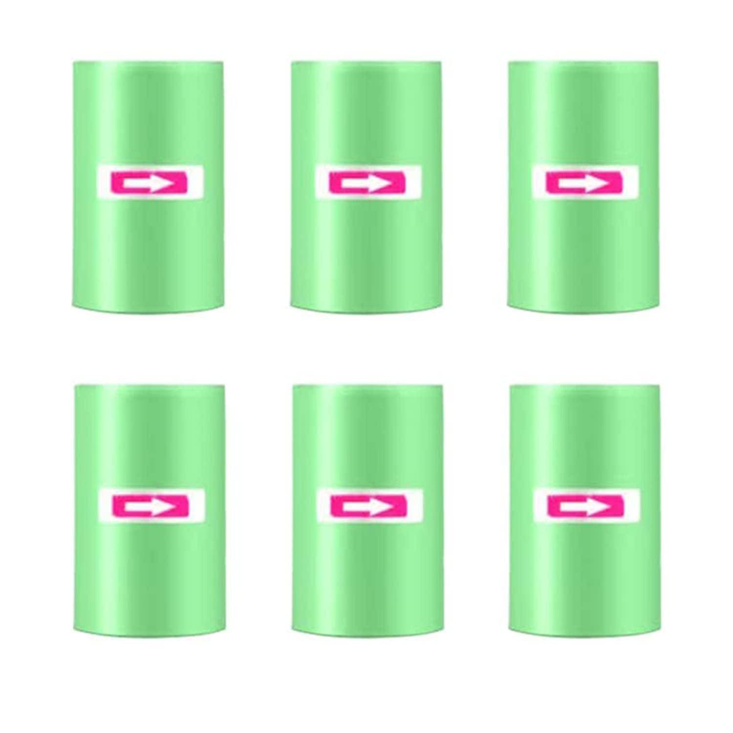 Sechs grüne batterieähnliche Zylinder in zwei Reihen mit je drei Zylindern angeordnet, jeder mit einem rosa Pfeil-Symbol, das nach rechts zeigt, in der Mitte.