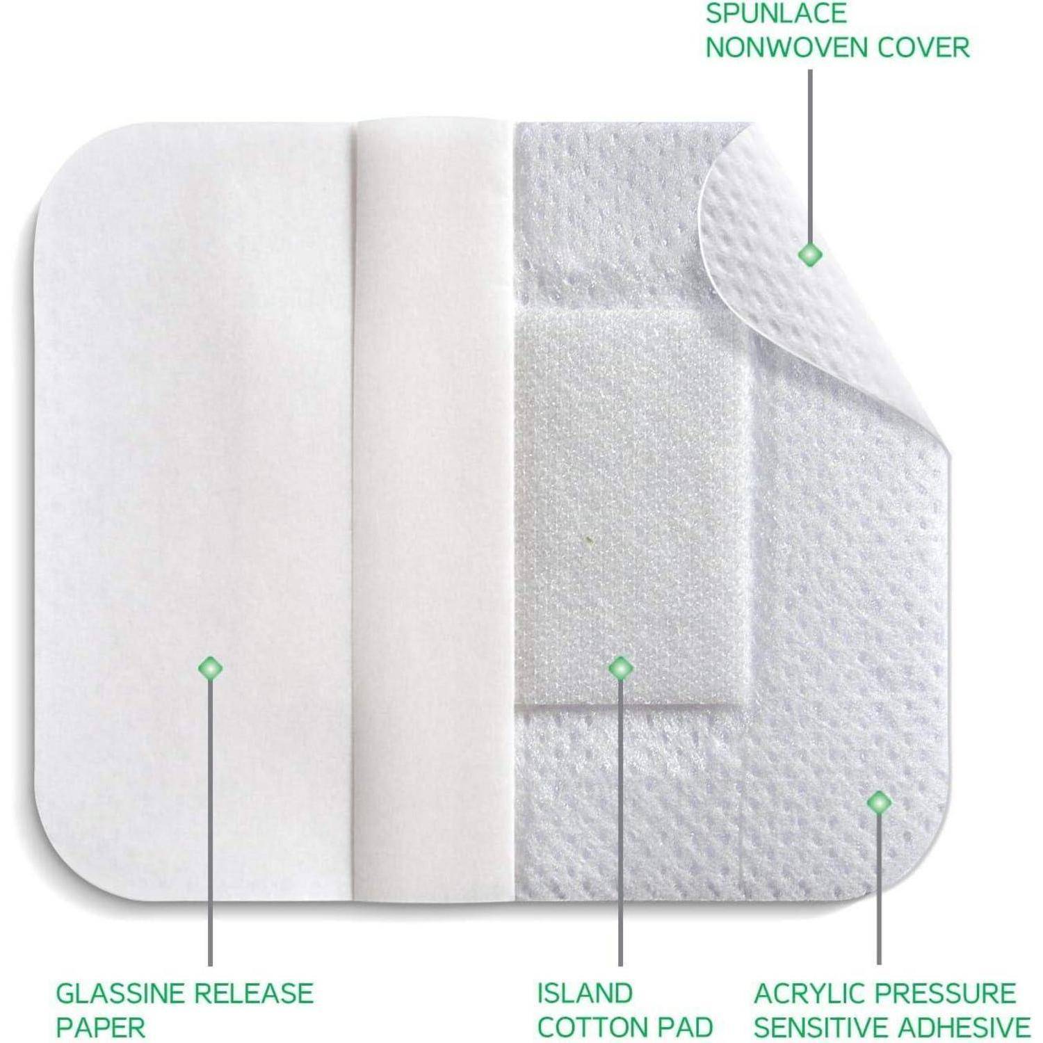 Medrull Wundverband Steril 6x7 cm 75 Stück Einzeln verpackt Ultra Pore SOFT Wundpflaster Starke Klebekraft - Schützt bei Schnittwunden Kratzern 6x7