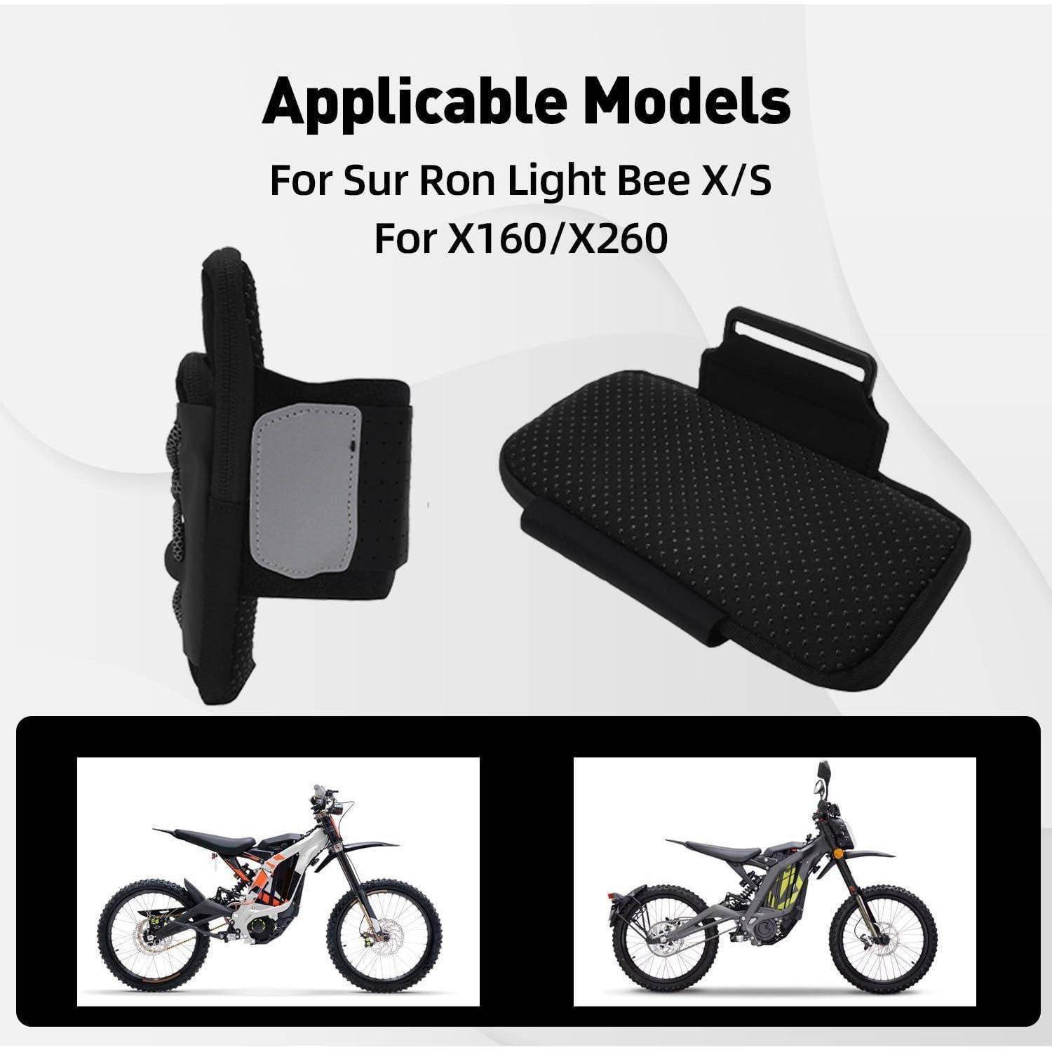 JFG RACING Motorrad Werkzeugtasche,wasserdichte Verschleißfeste Reflektierende Design Handytasche Batterie Rahmentasche für Surron/Talaria Sting/X16