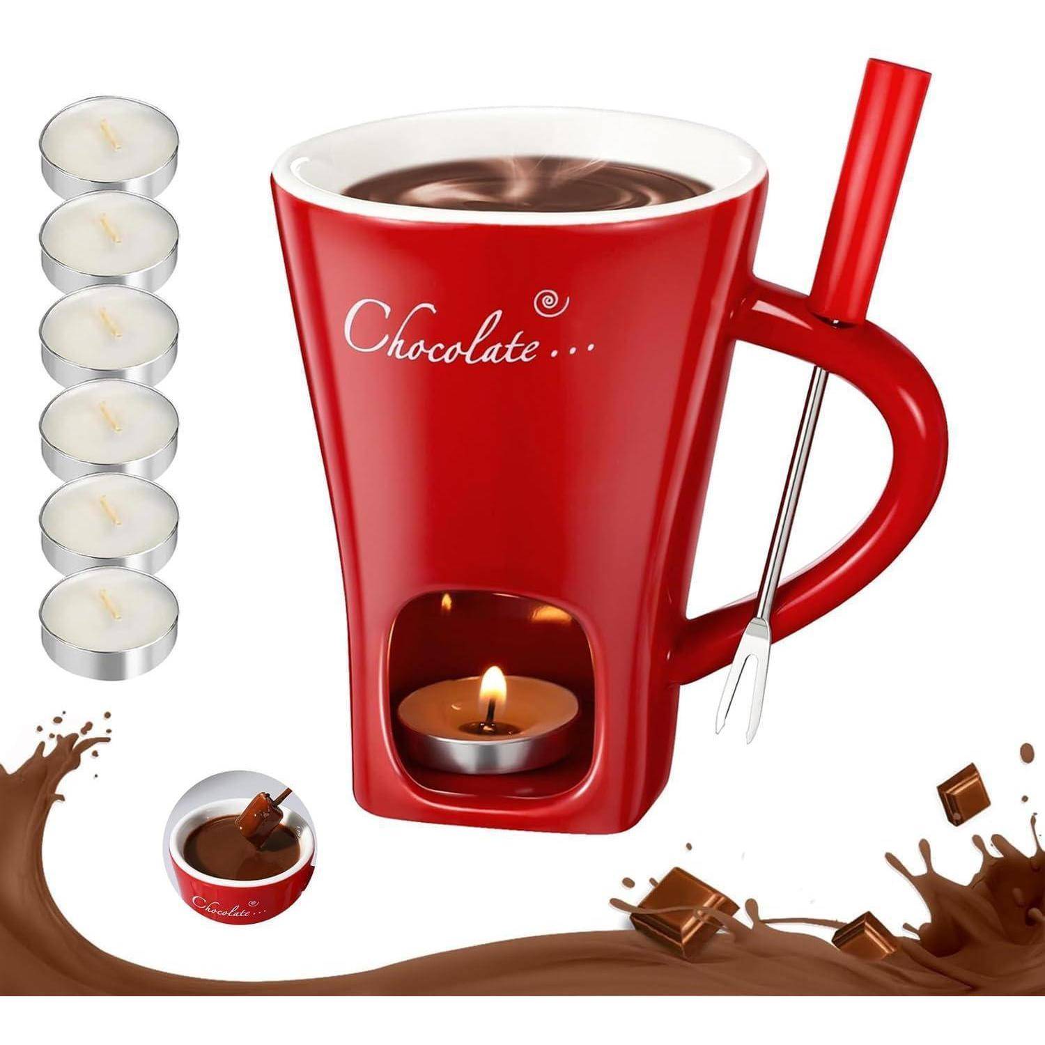 Rote Tasse mit der Aufschrift 